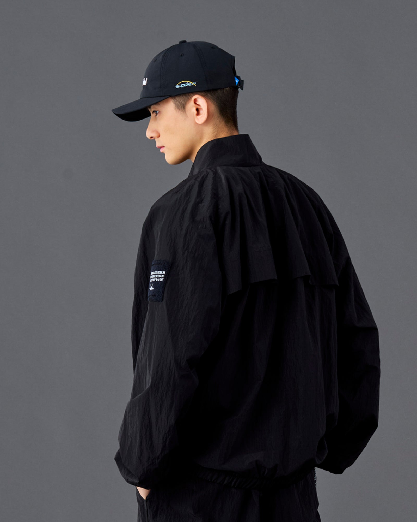 NYLON TRACK JACKET