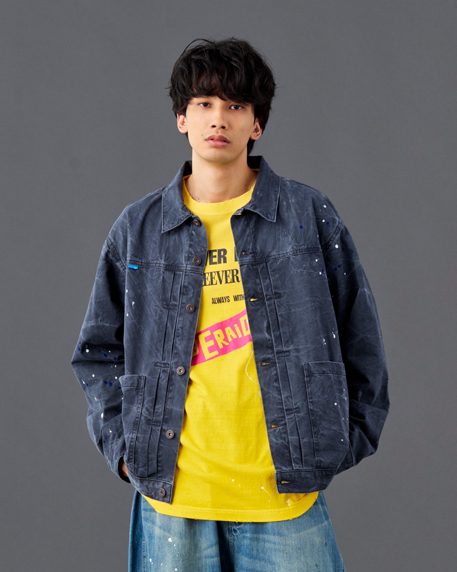 GARMENT DYED TRUCKER JACKET