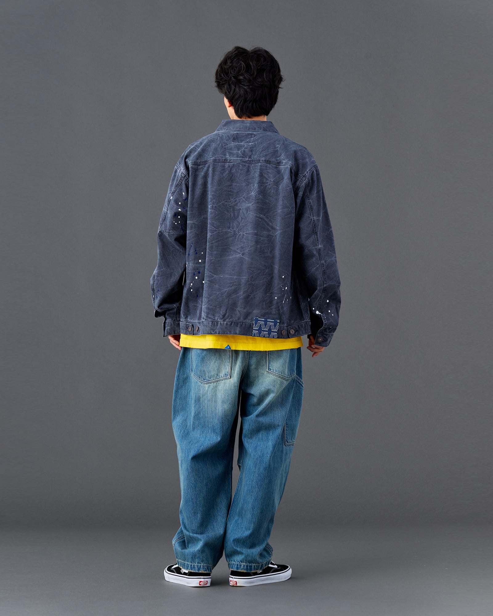 GARMENT DYED TRUCKER JACKET