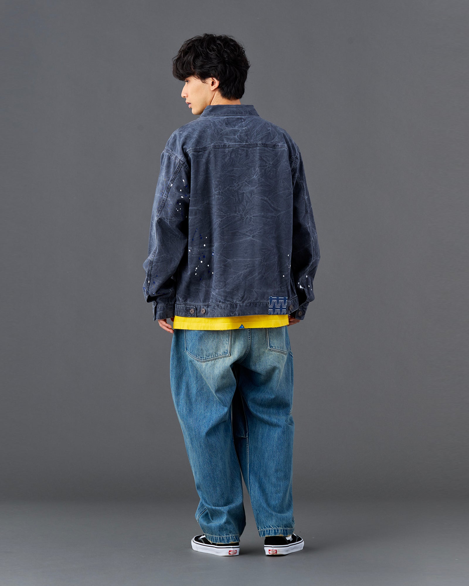 GARMENT DYED TRUCKER JACKET