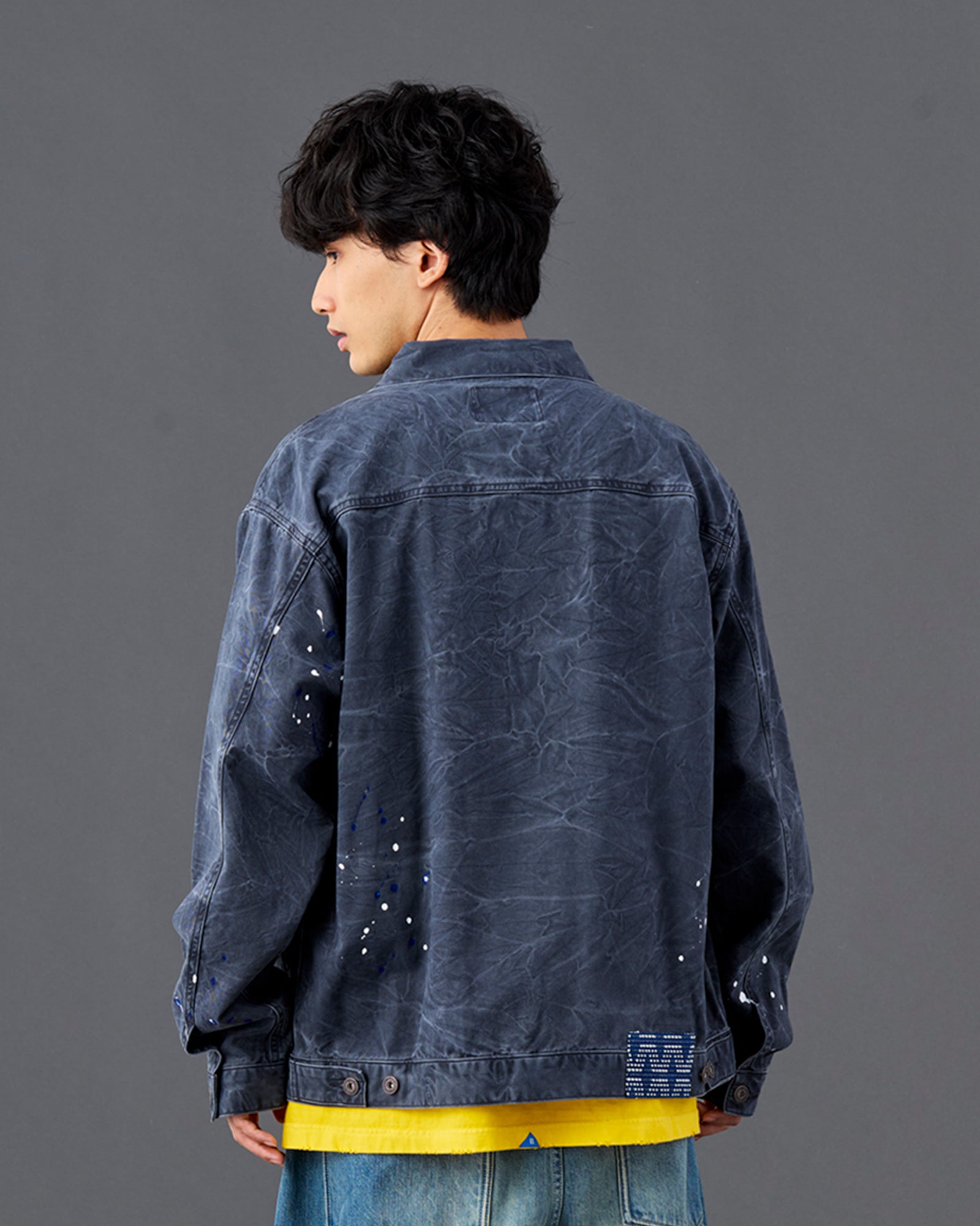 GARMENT DYED TRUCKER JACKET