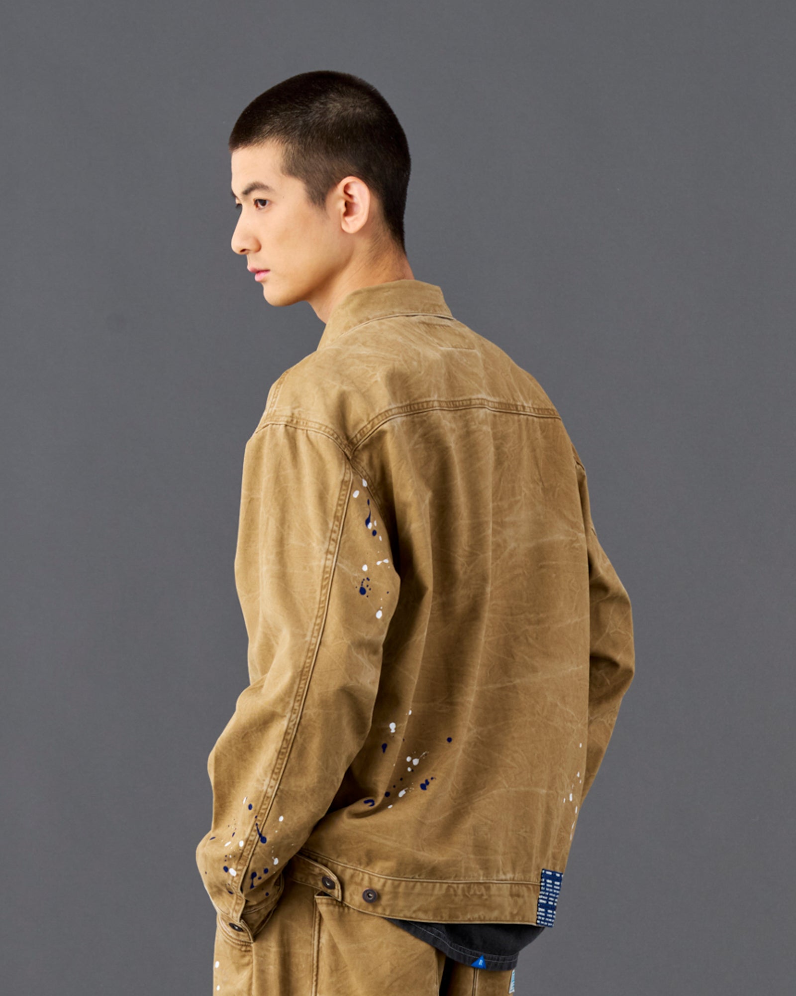 GARMENT DYED TRUCKER JACKET