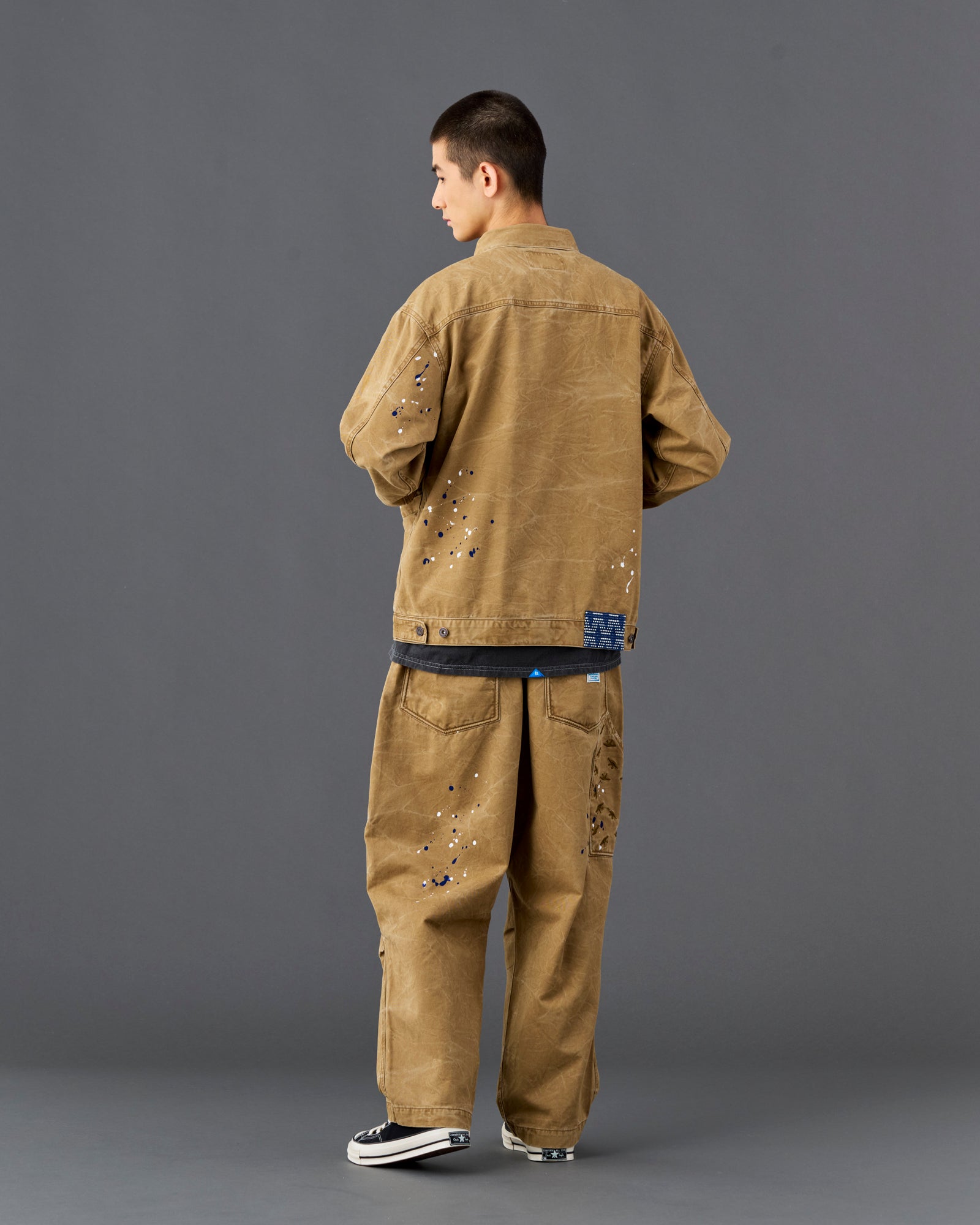 GARMENT DYED TRUCKER JACKET