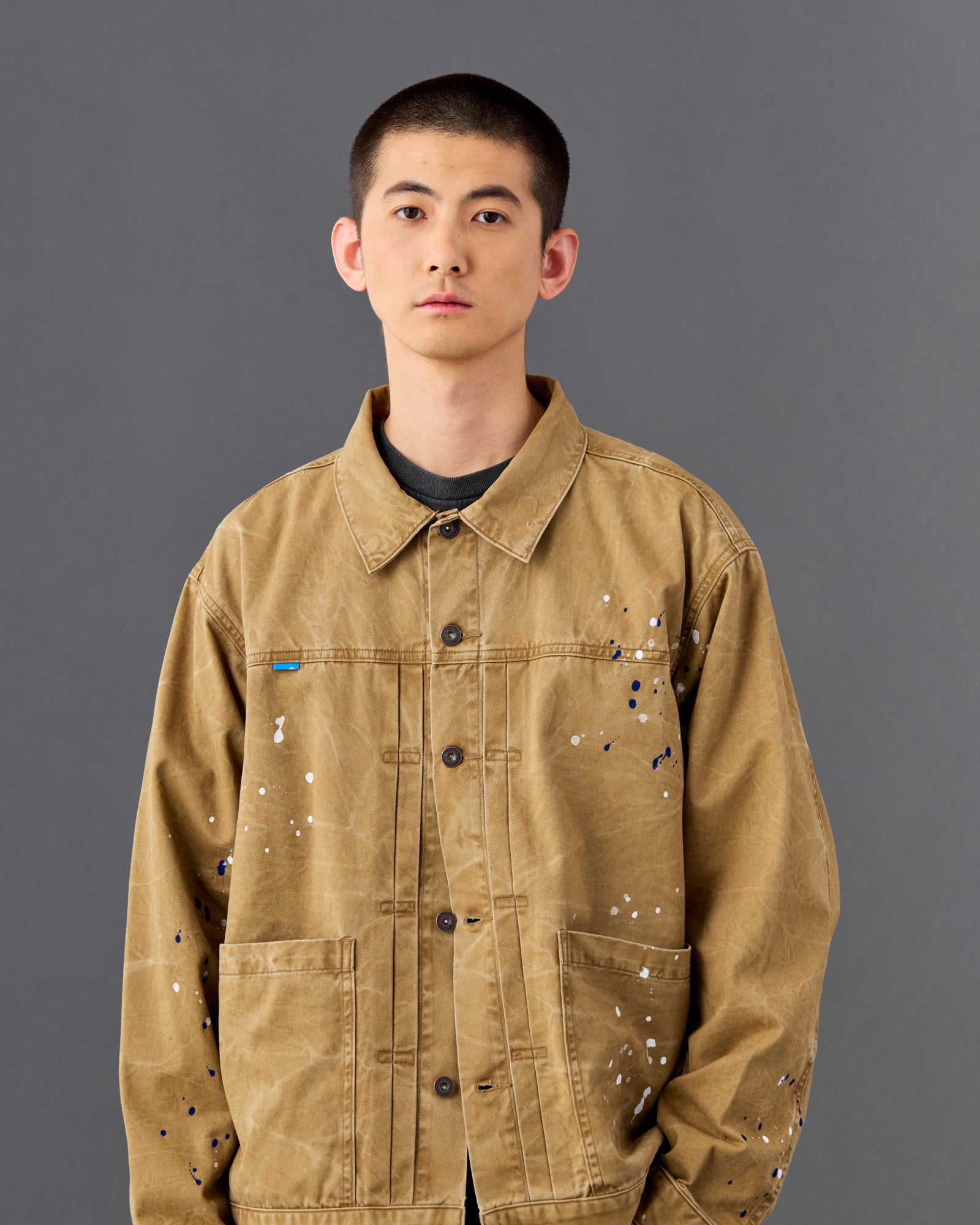 GARMENT DYED TRUCKER JACKET