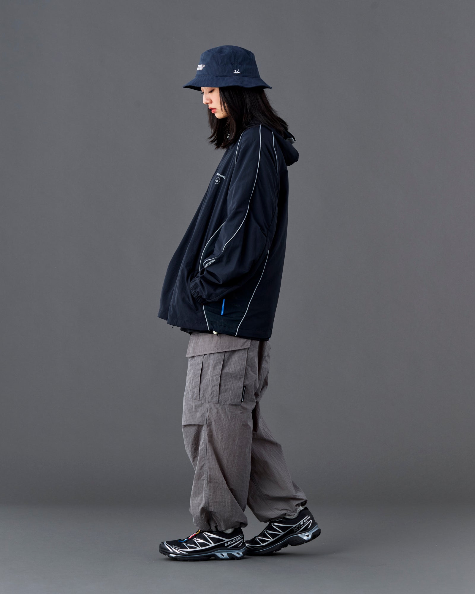 SUPPLEX NYLON ZIP PARKA