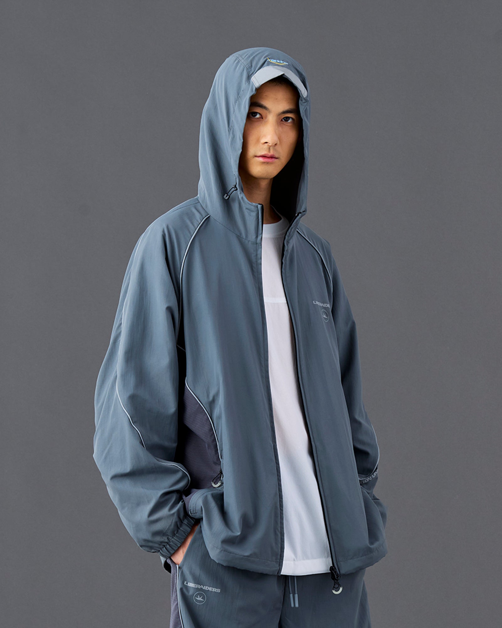 SUPPLEX NYLON ZIP PARKA