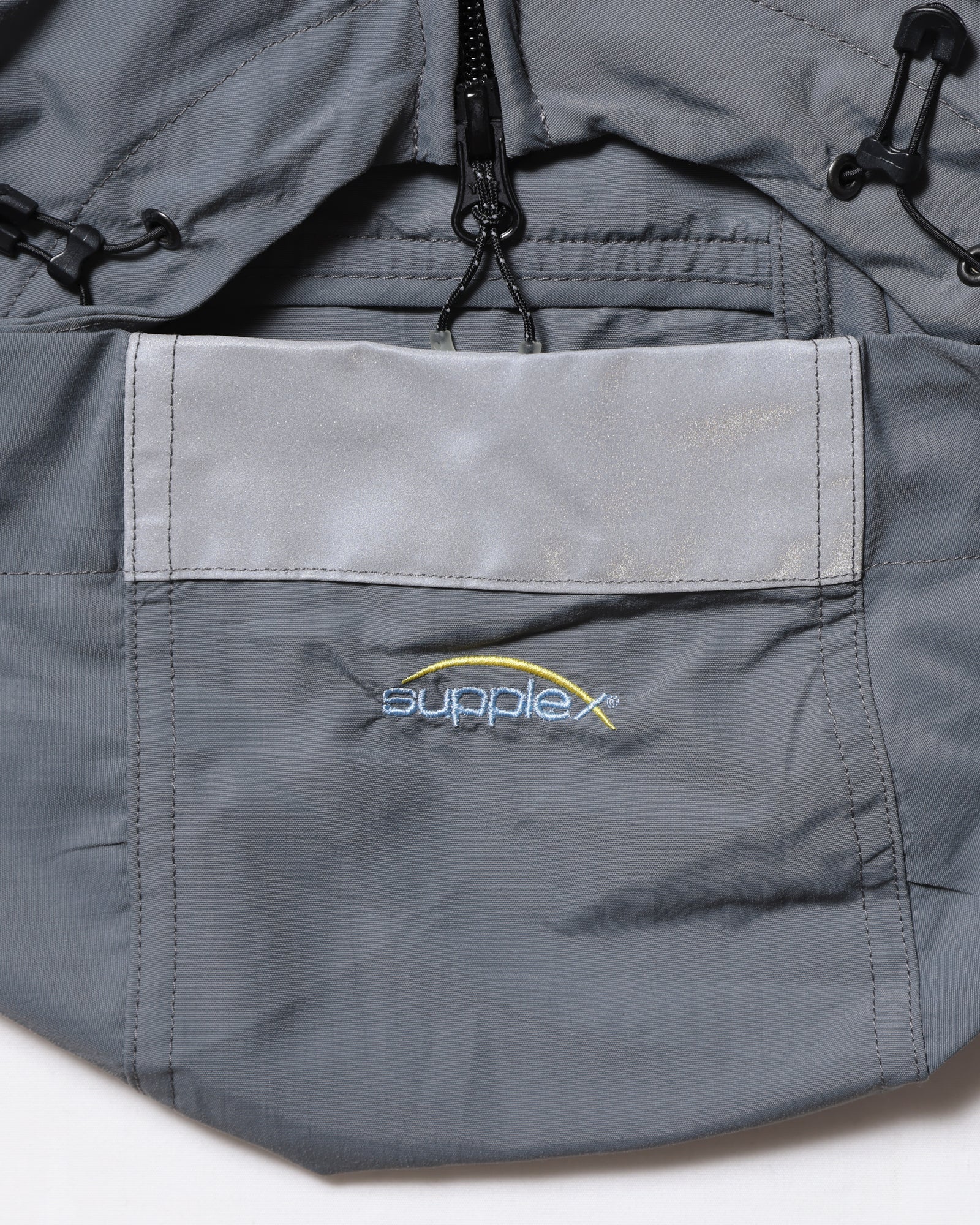 SUPPLEX NYLON ZIP PARKA