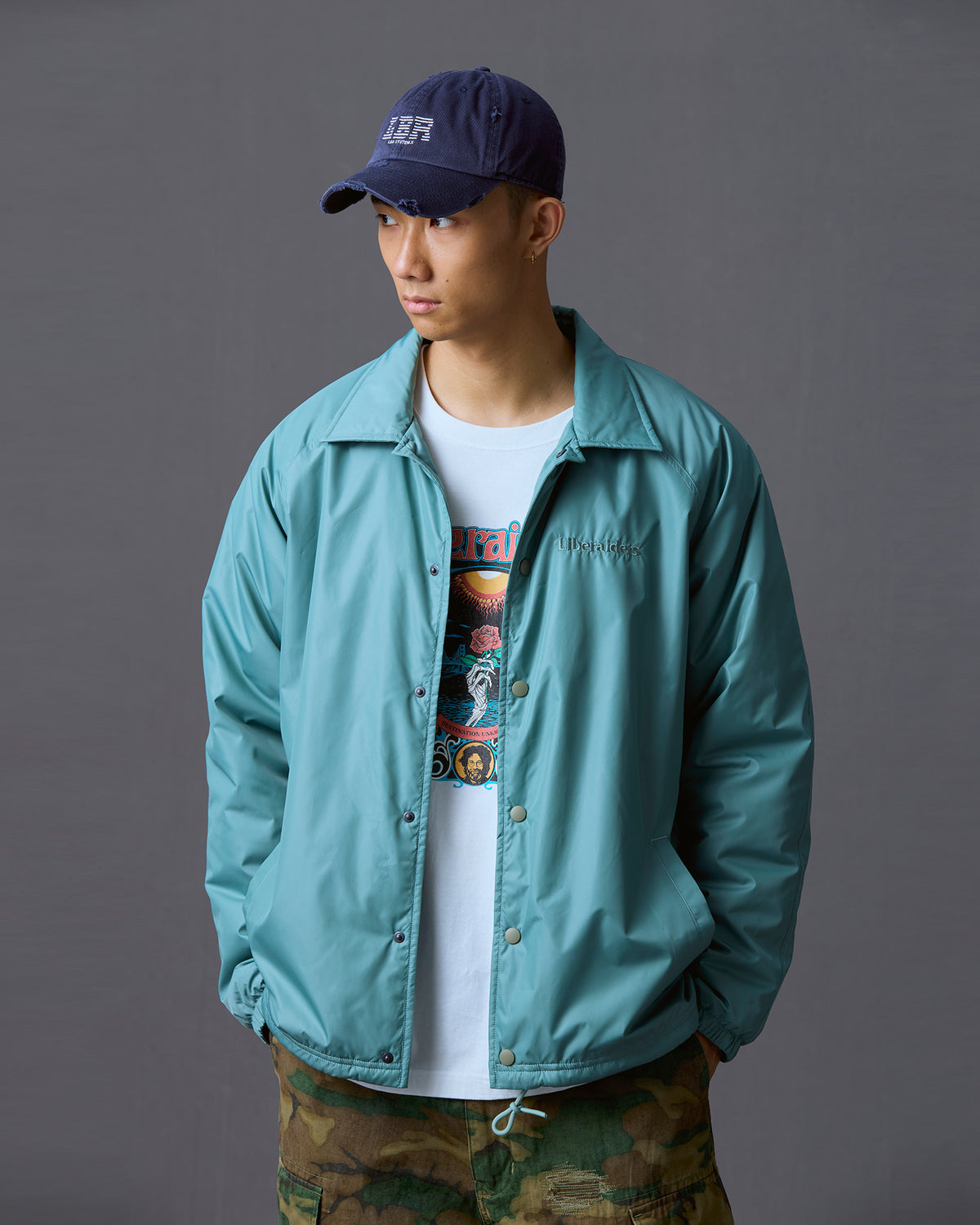 FLEECE LINER COACH JACKET