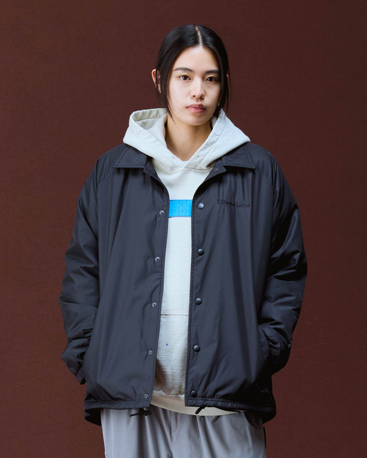 FLEECE LINER COACH JACKET