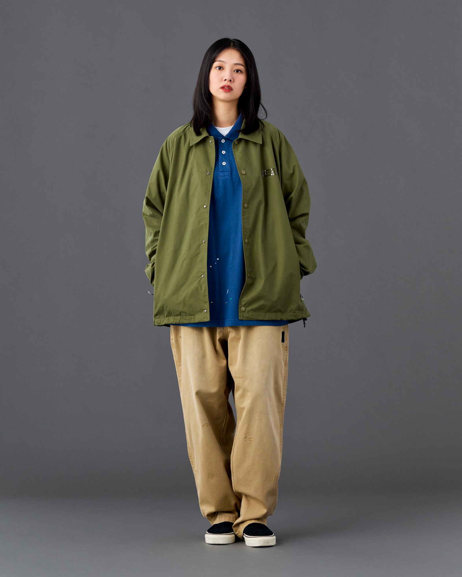 TONAL PRINT COACH JACKET