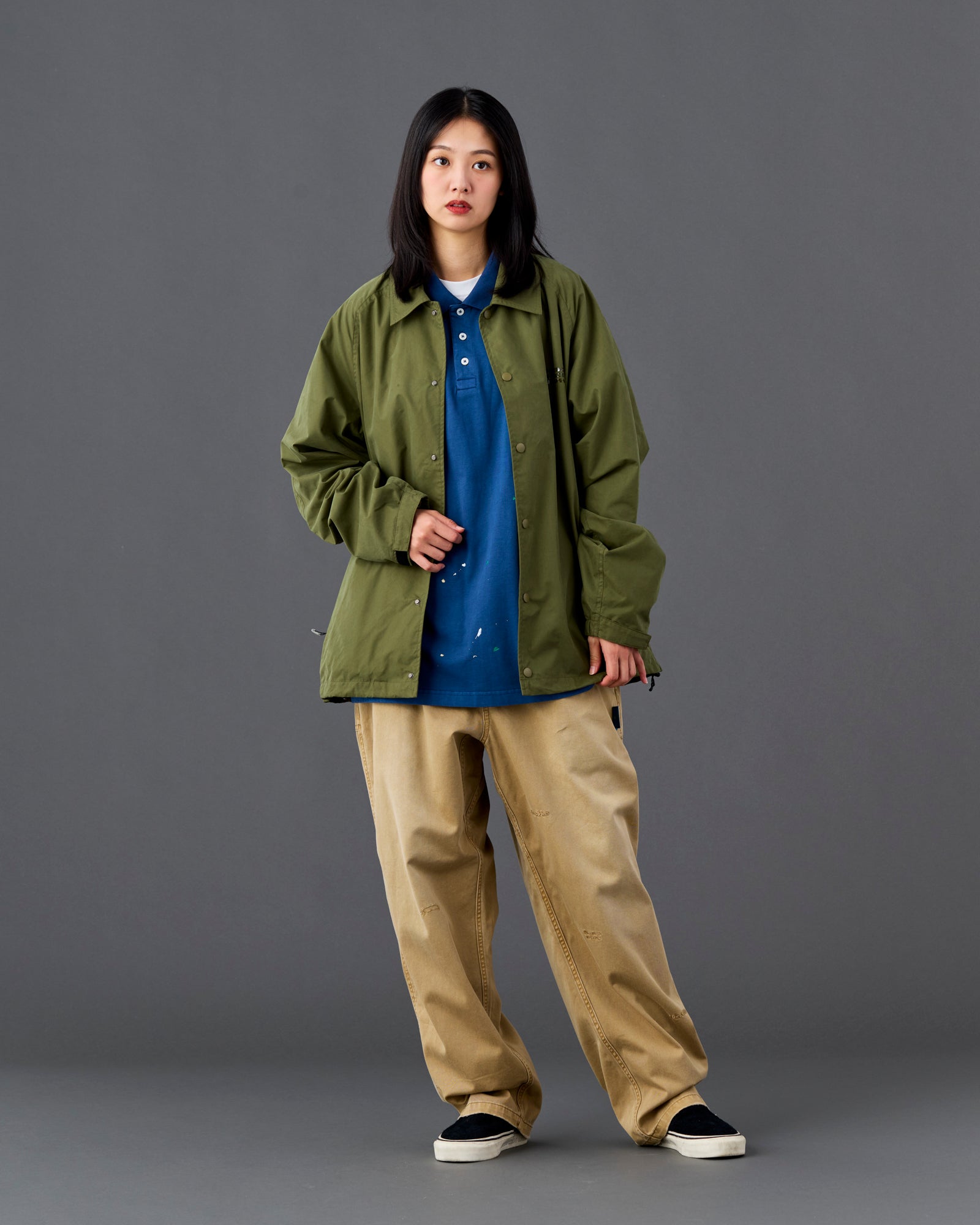 TONAL PRINT COACH JACKET