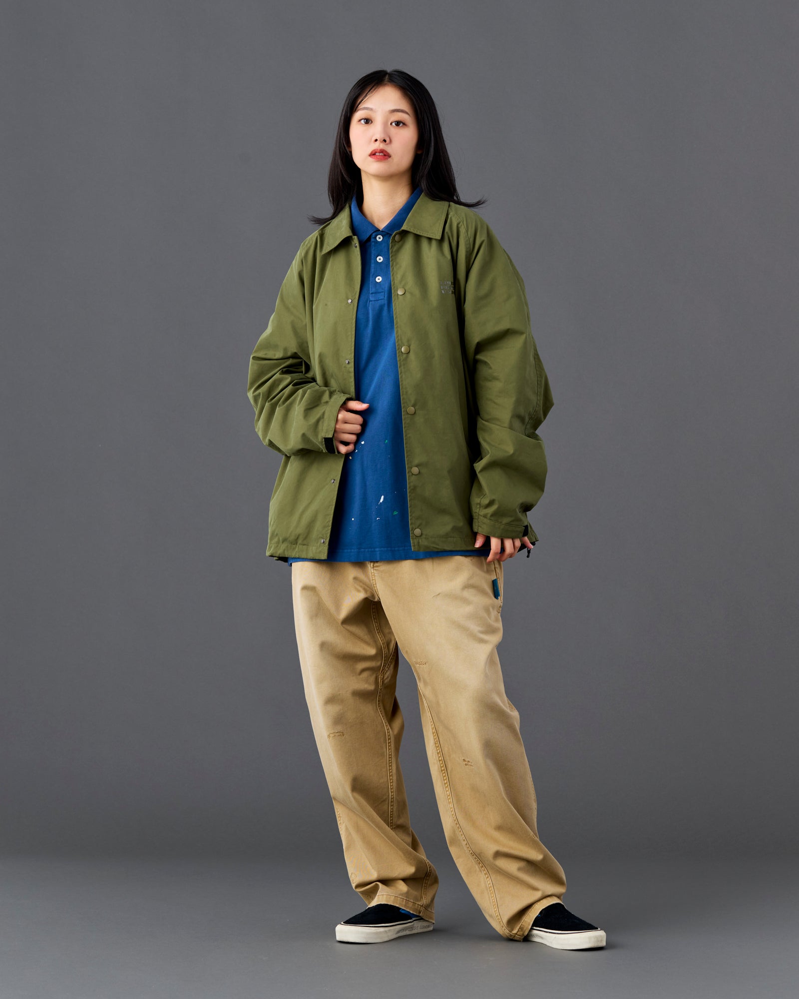 TONAL PRINT COACH JACKET