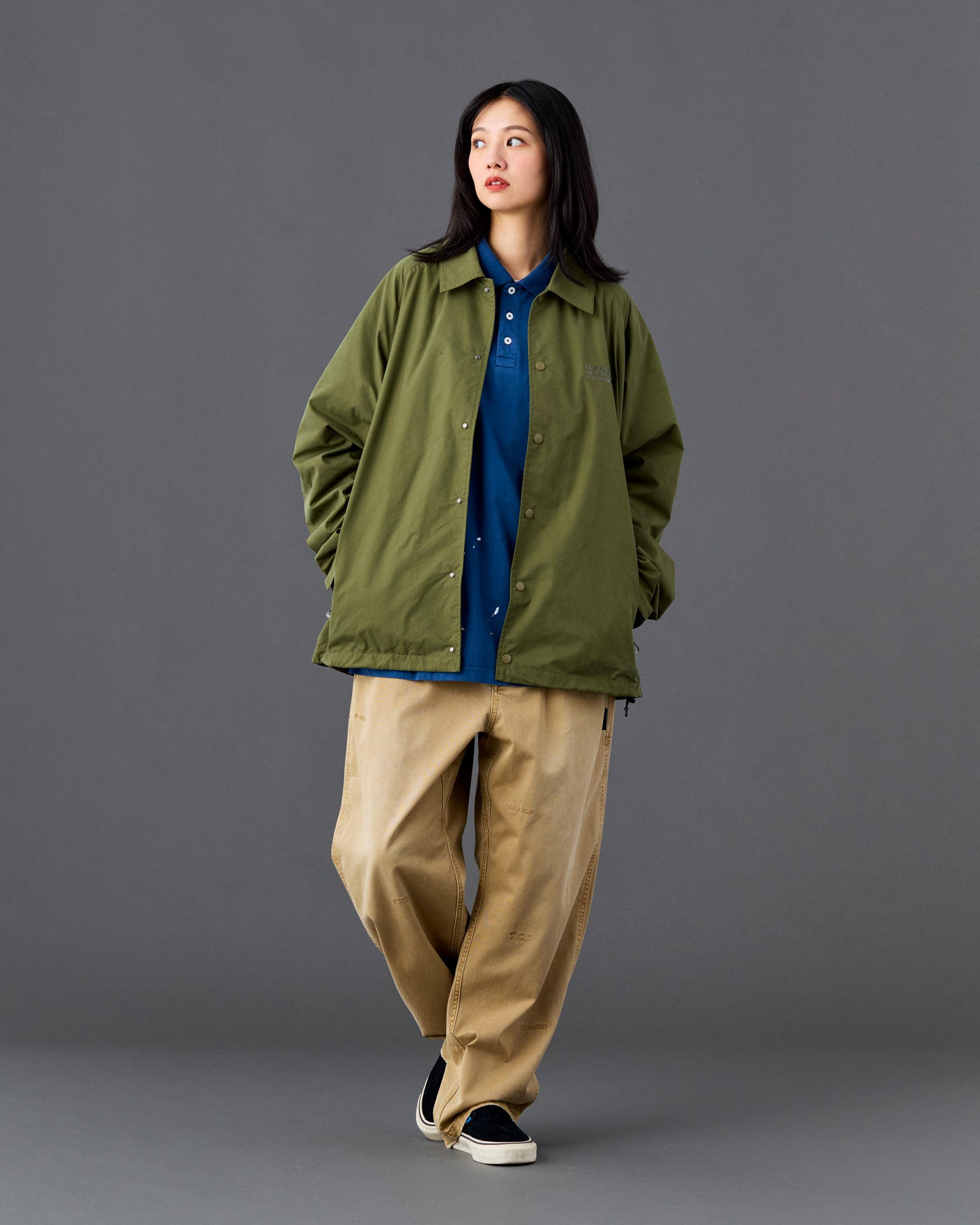 TONAL PRINT COACH JACKET