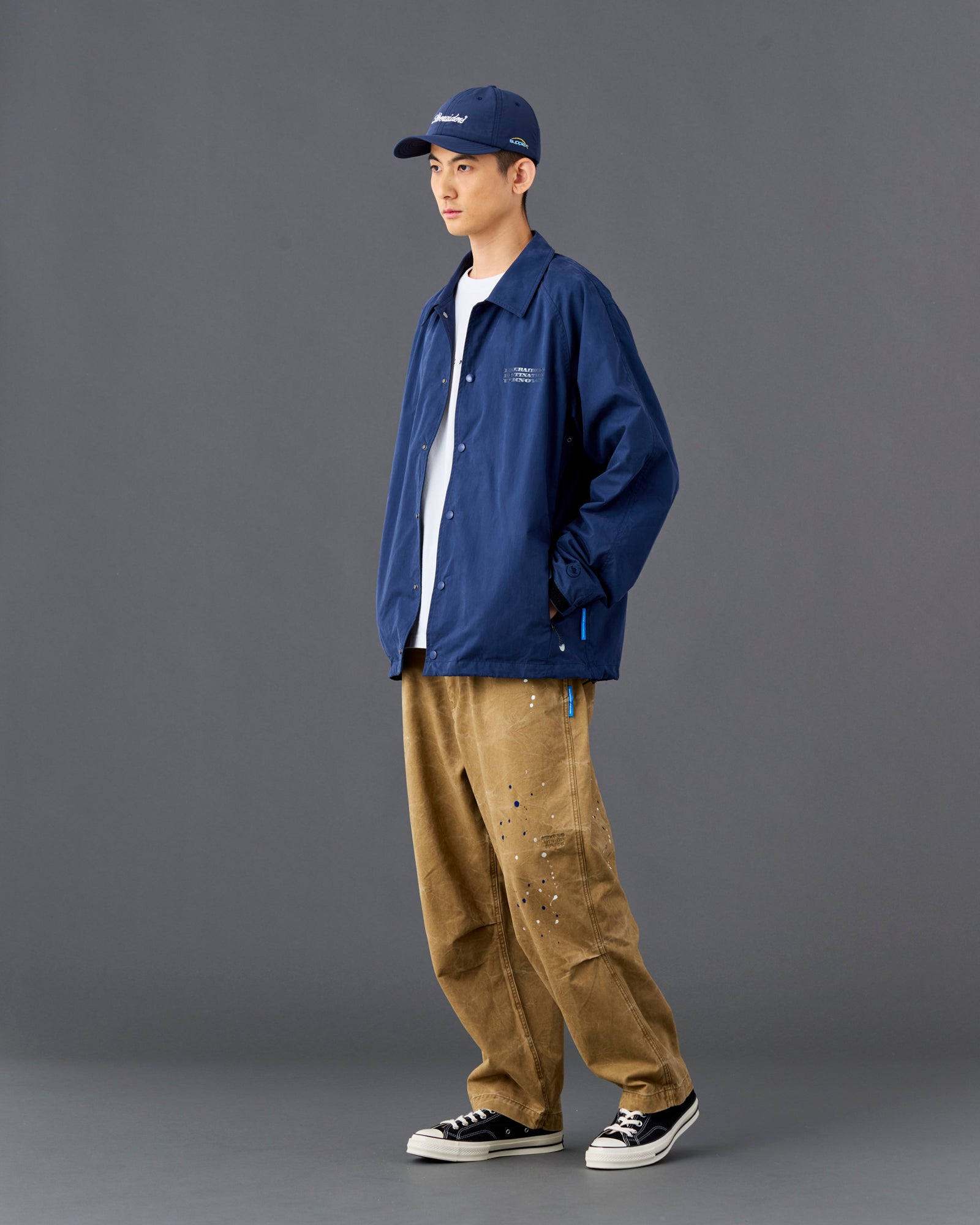 TONAL PRINT COACH JACKET