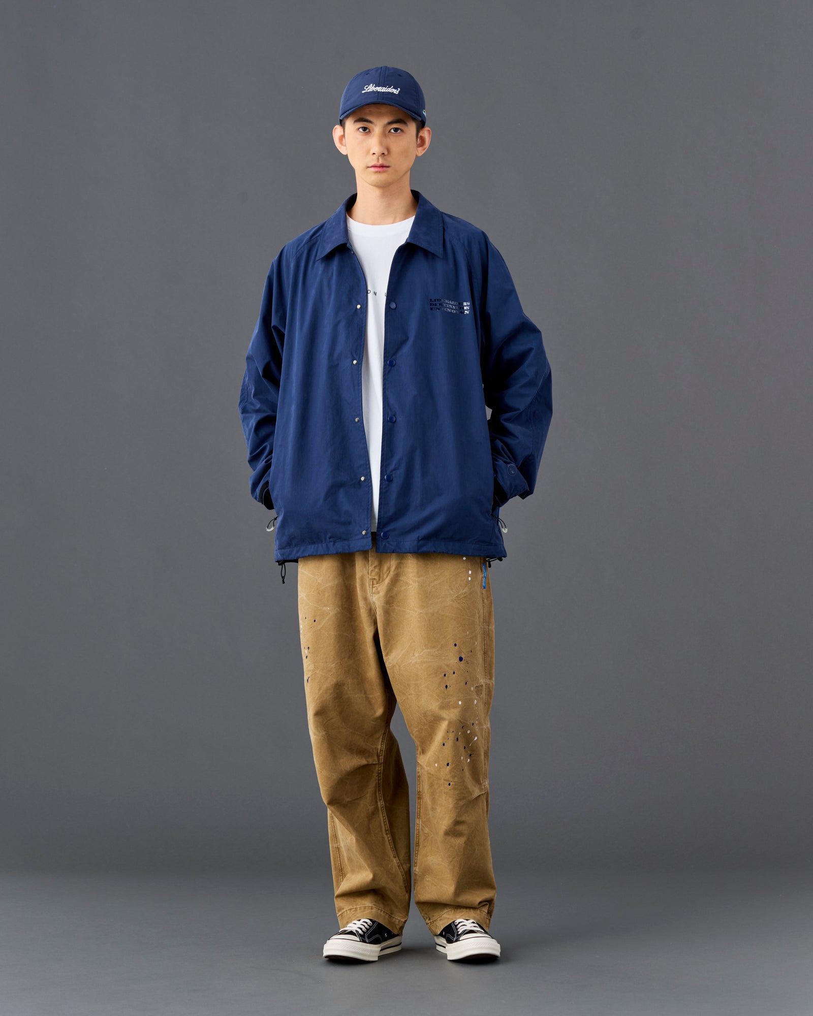 TONAL PRINT COACH JACKET