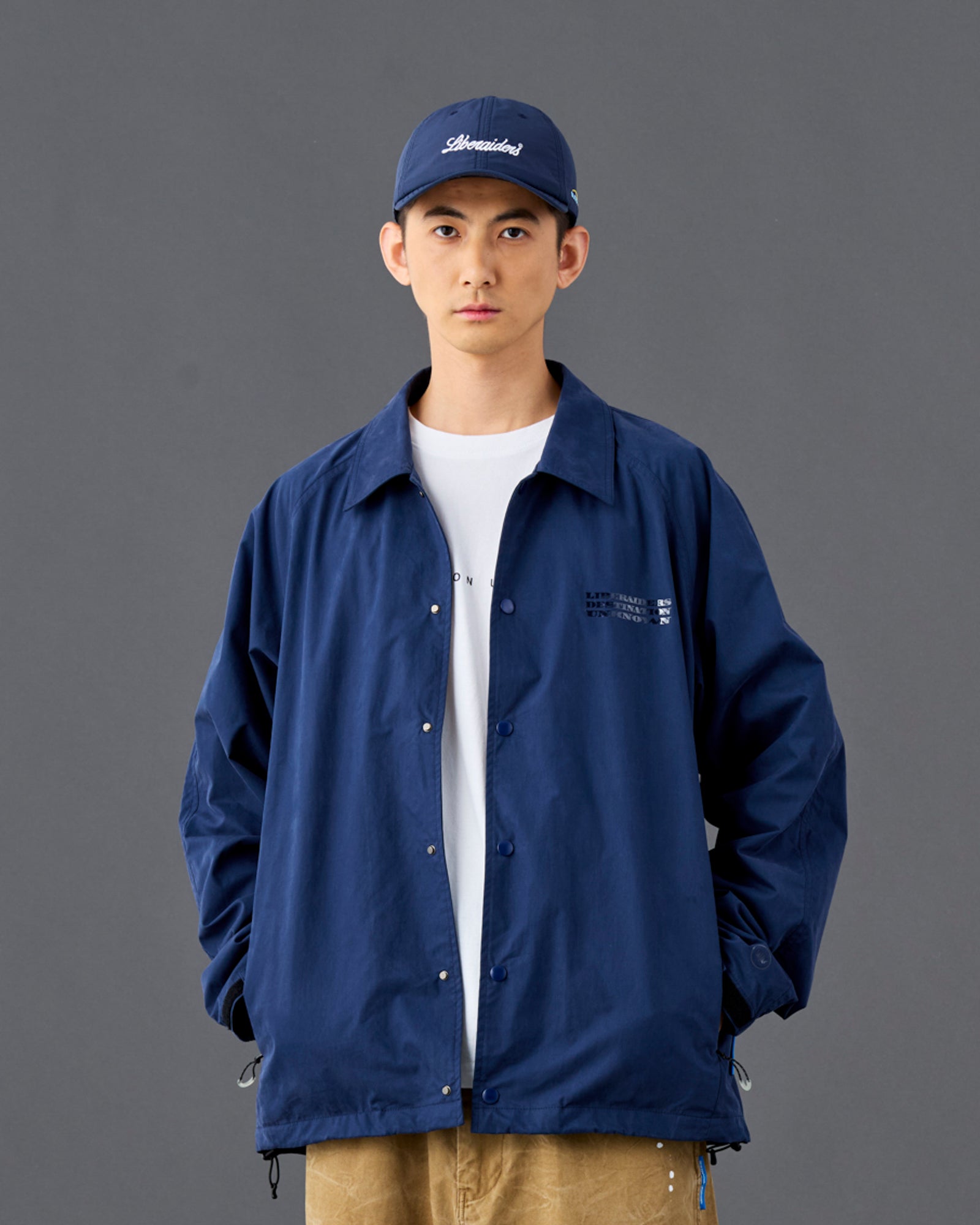 TONAL PRINT COACH JACKET