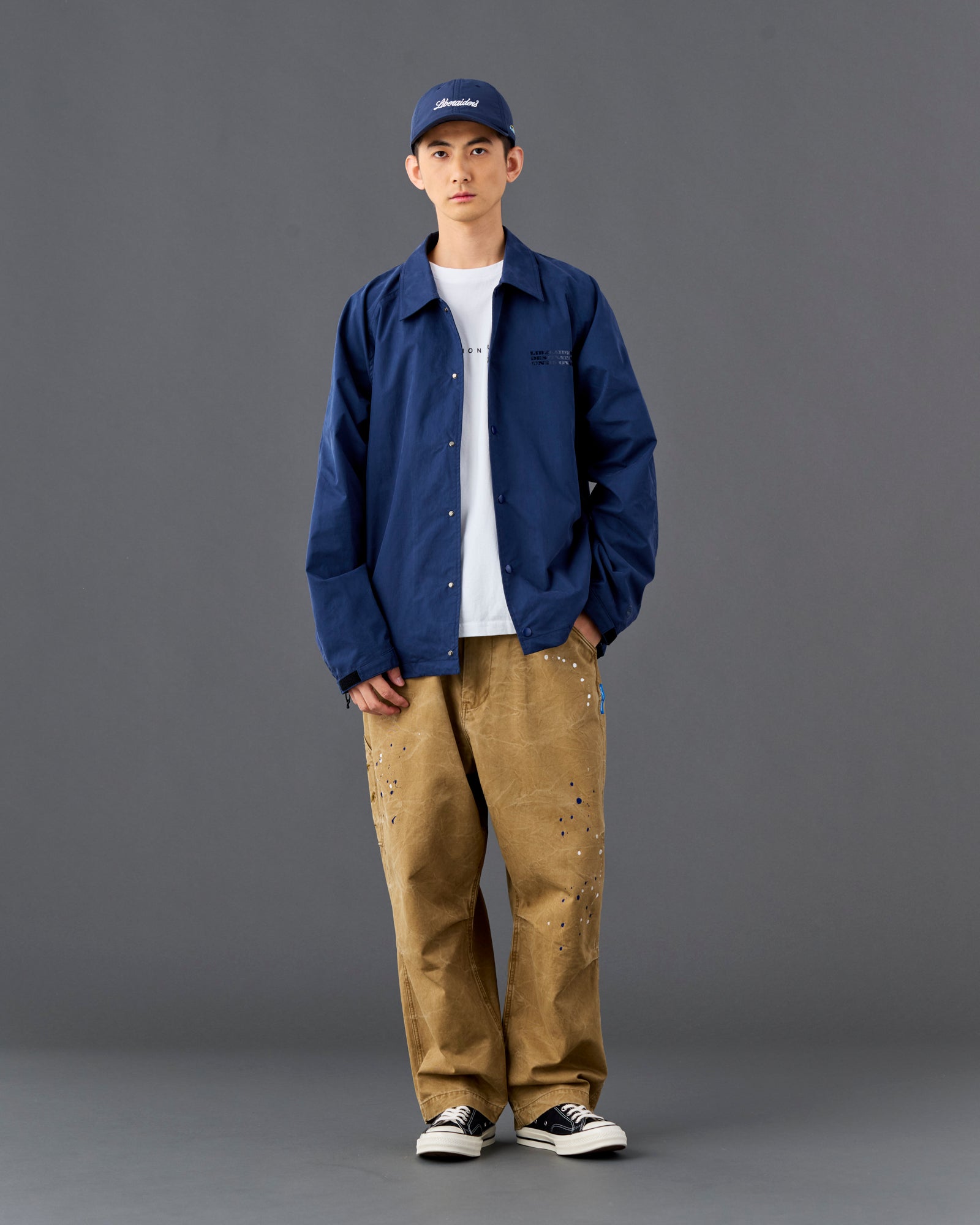 TONAL PRINT COACH JACKET