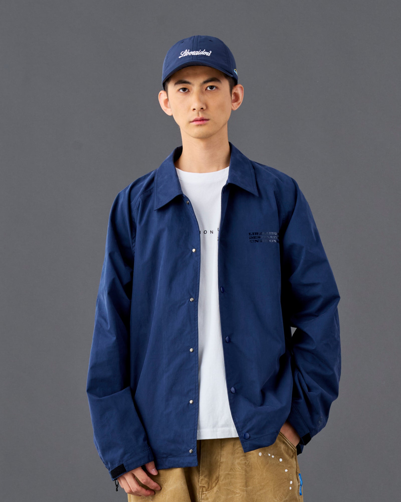 TONAL PRINT COACH JACKET