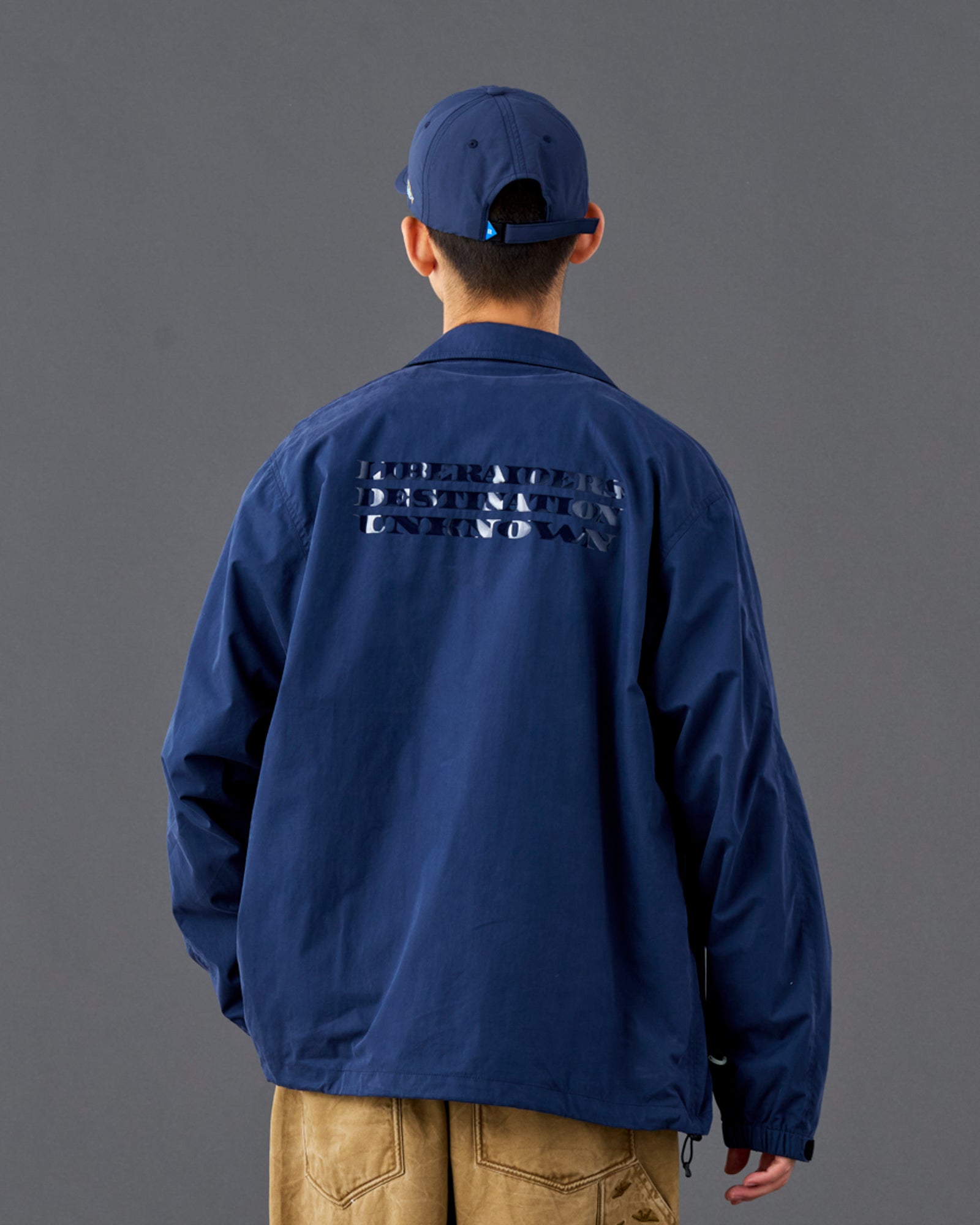 TONAL PRINT COACH JACKET