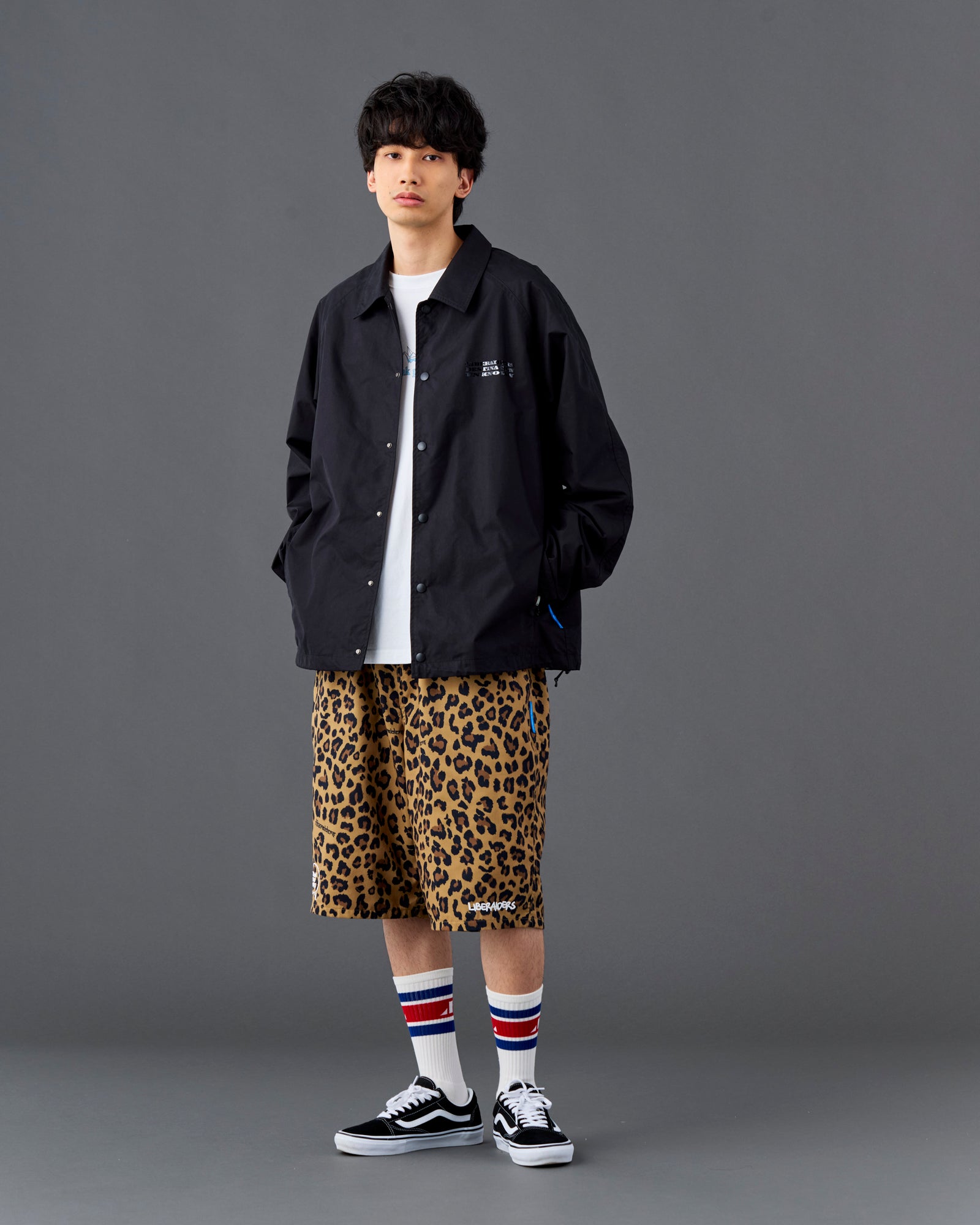 TONAL PRINT COACH JACKET