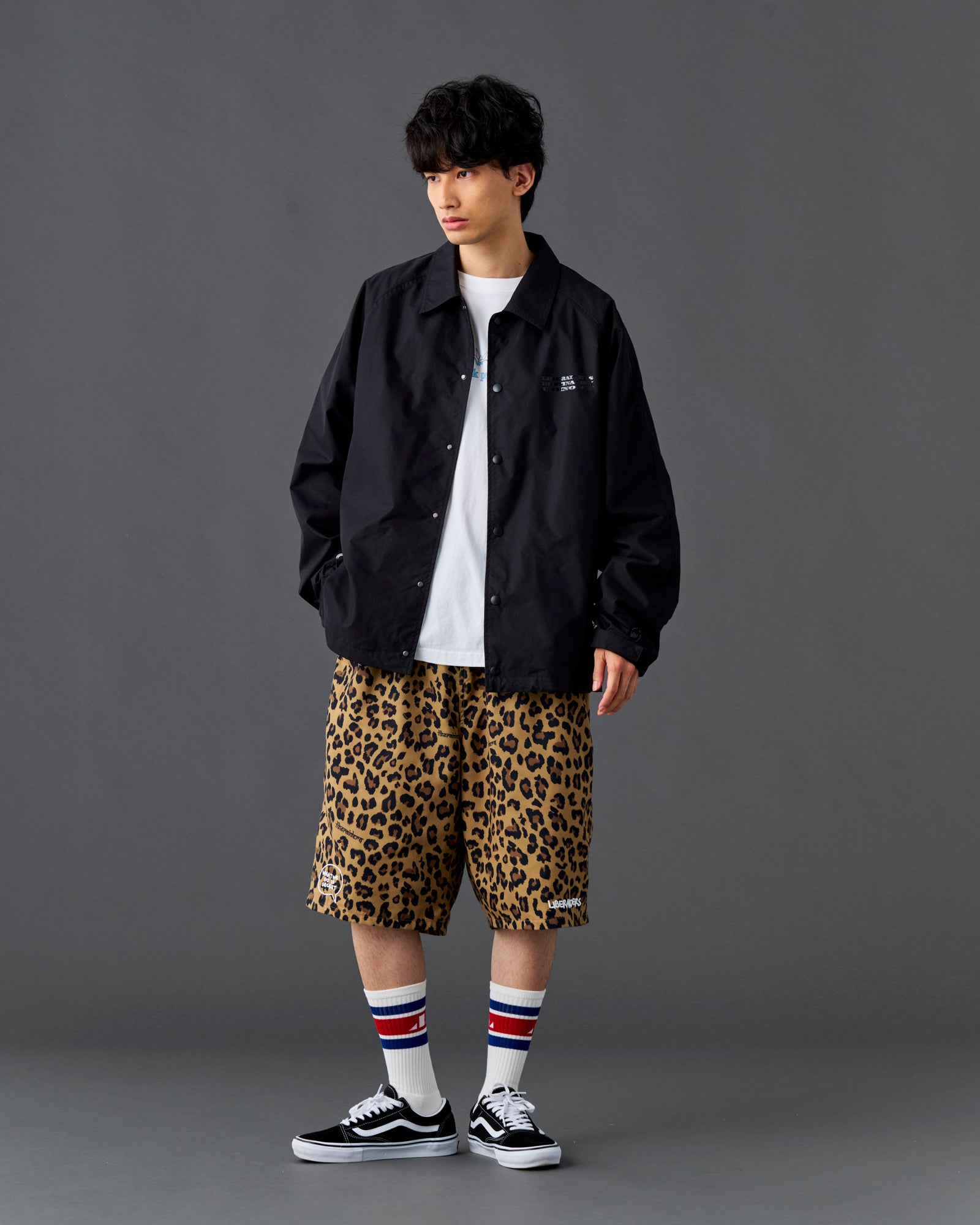 TONAL PRINT COACH JACKET