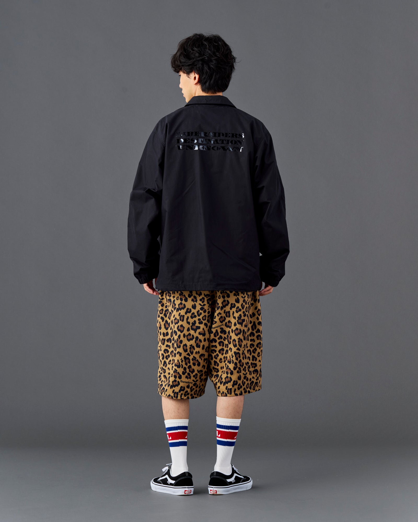 TONAL PRINT COACH JACKET