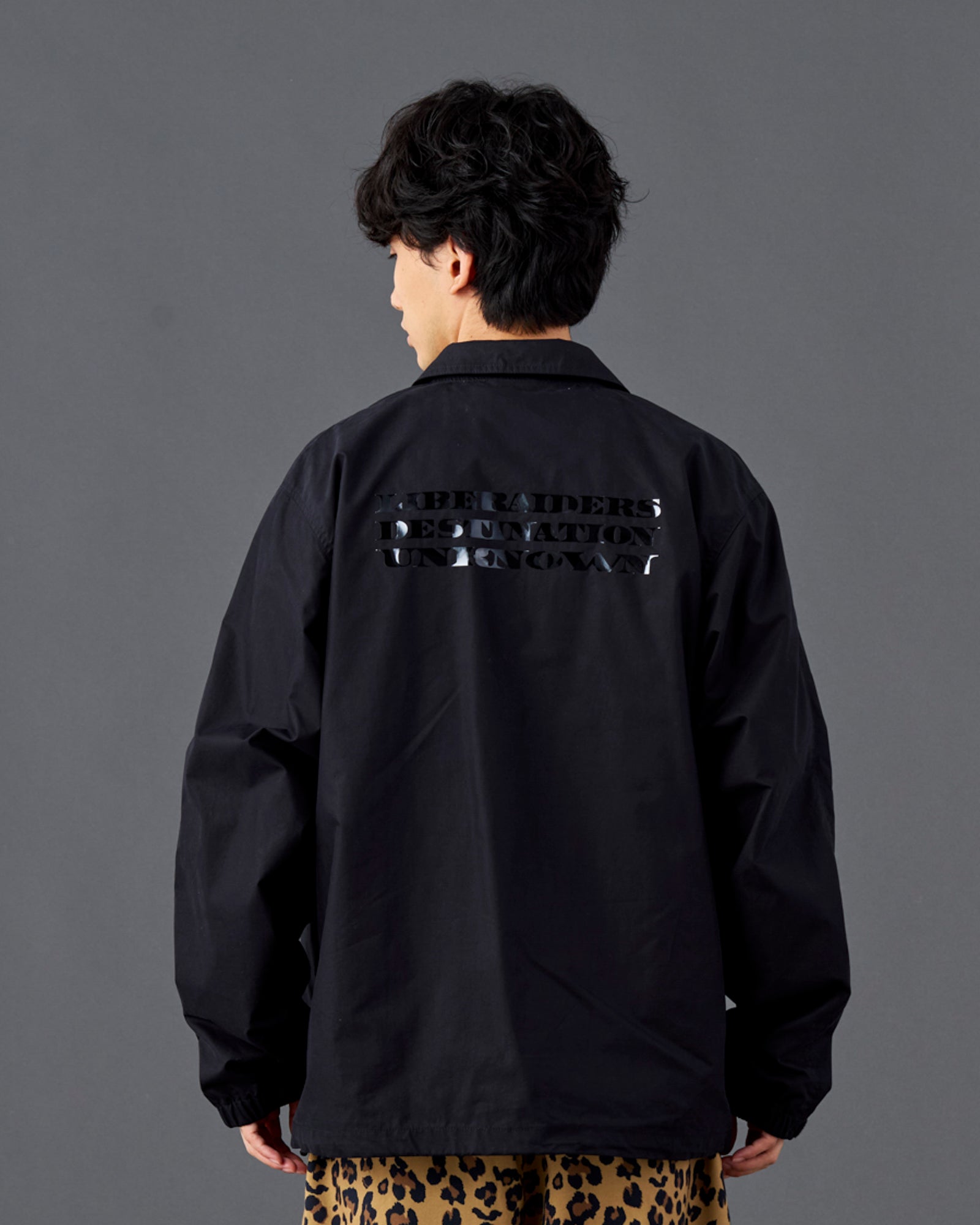 TONAL PRINT COACH JACKET