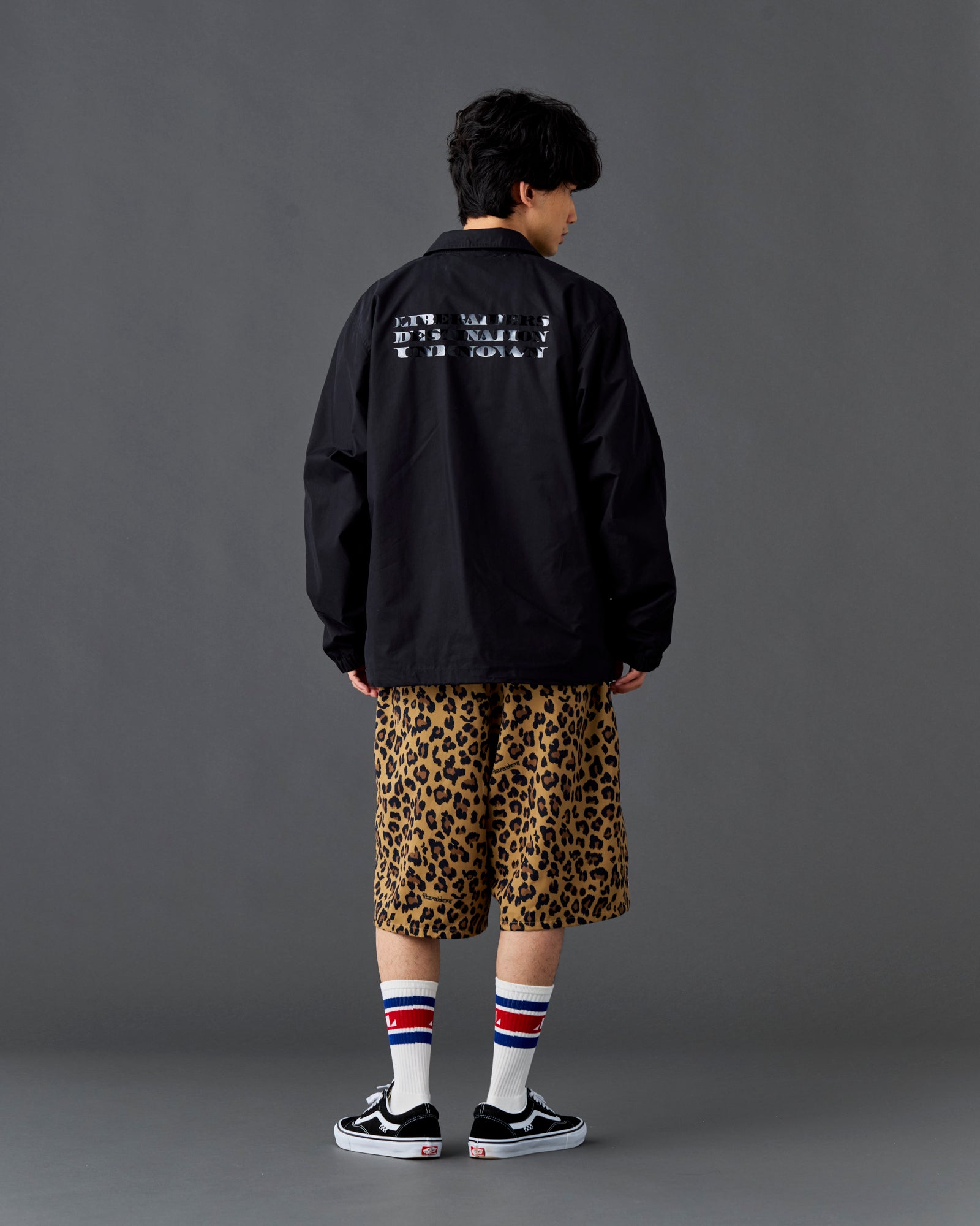 TONAL PRINT COACH JACKET