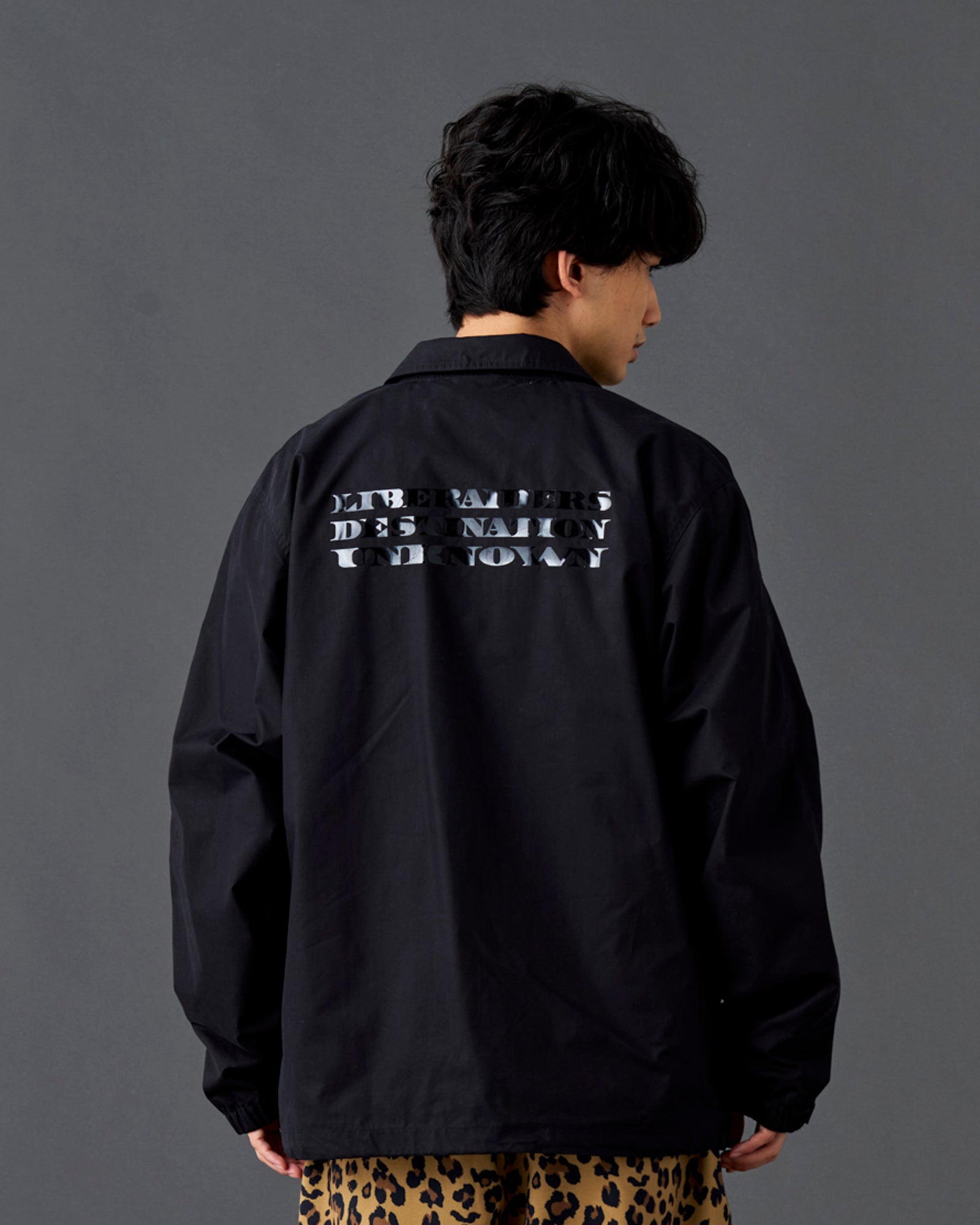 TONAL PRINT COACH JACKET