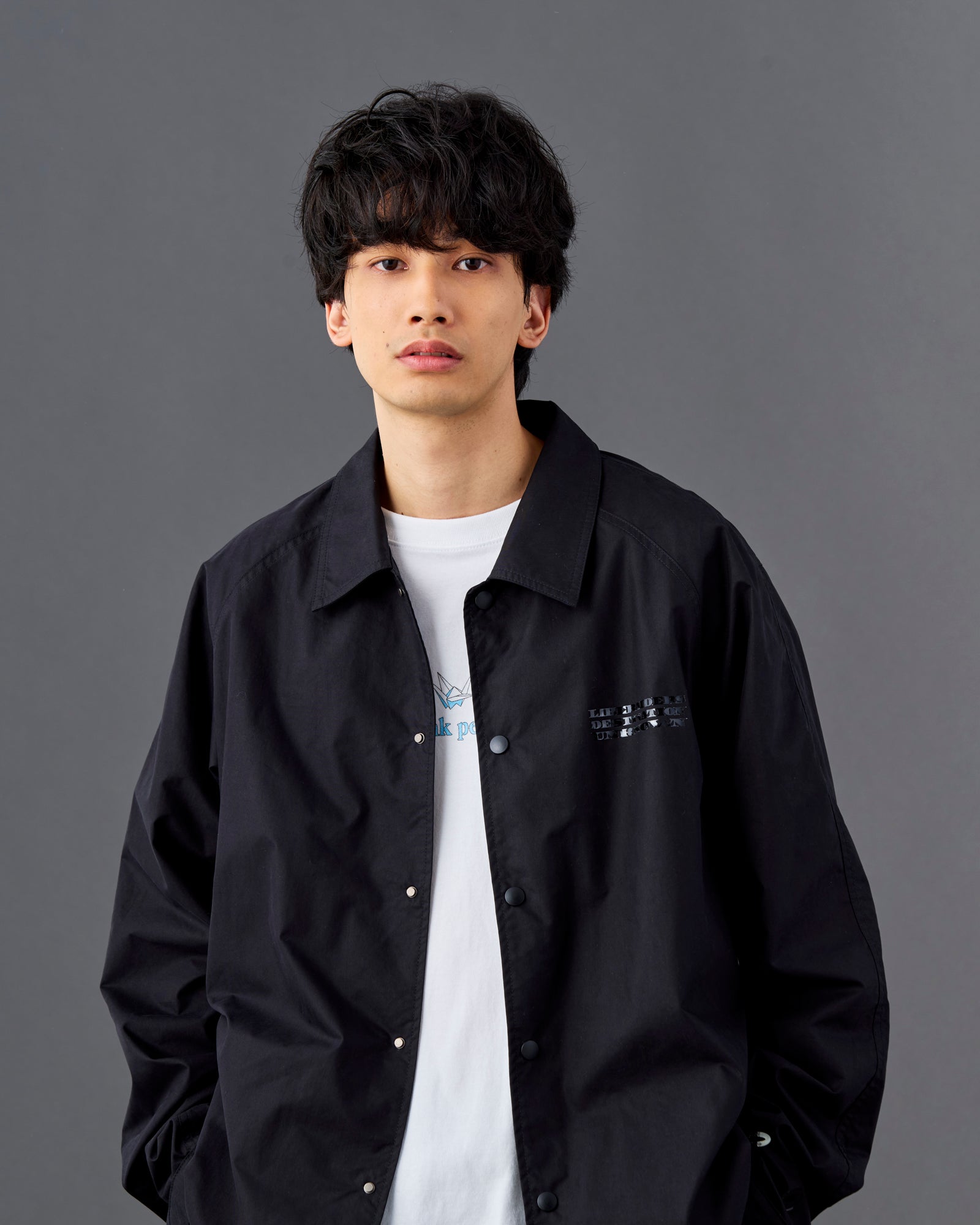 TONAL PRINT COACH JACKET