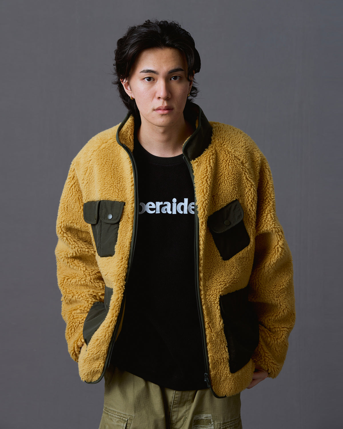 UTILITY PILE FLEECE ZIP JACKET