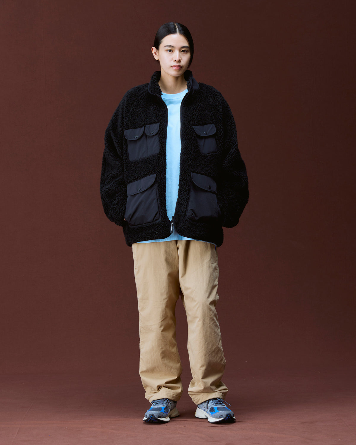 UTILITY PILE FLEECE ZIP JACKET