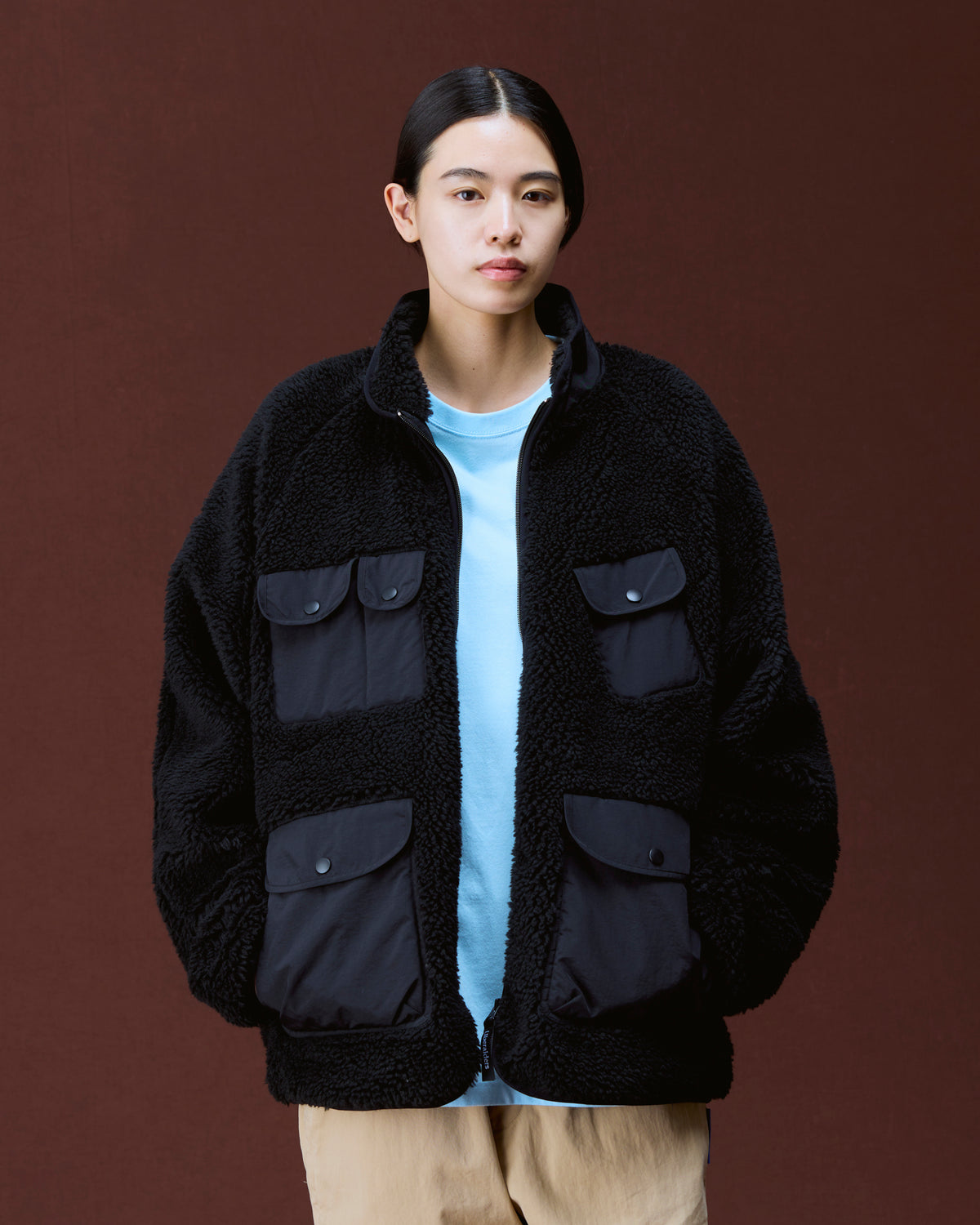 UTILITY PILE FLEECE ZIP JACKET