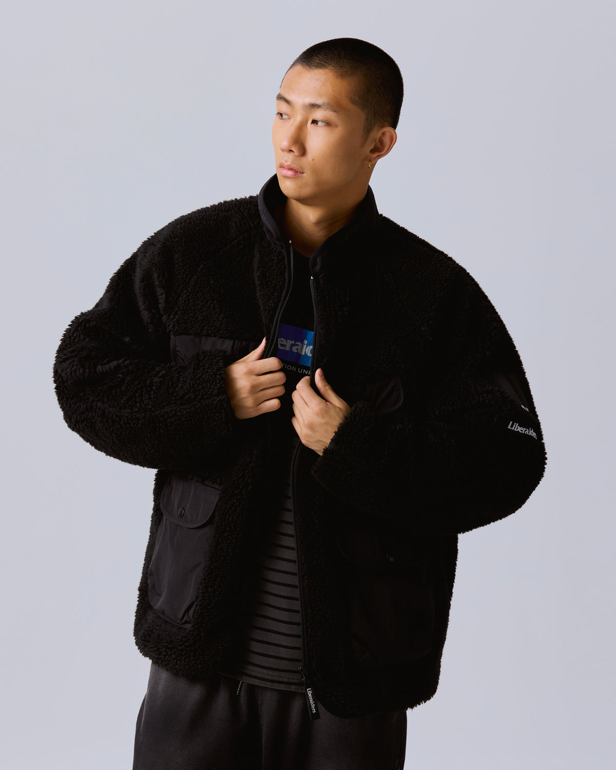 UTILITY PILE FLEECE ZIP JACKET