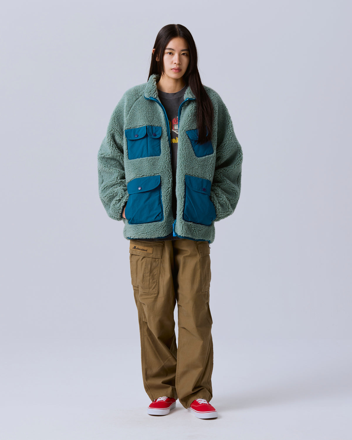 UTILITY PILE FLEECE ZIP JACKET