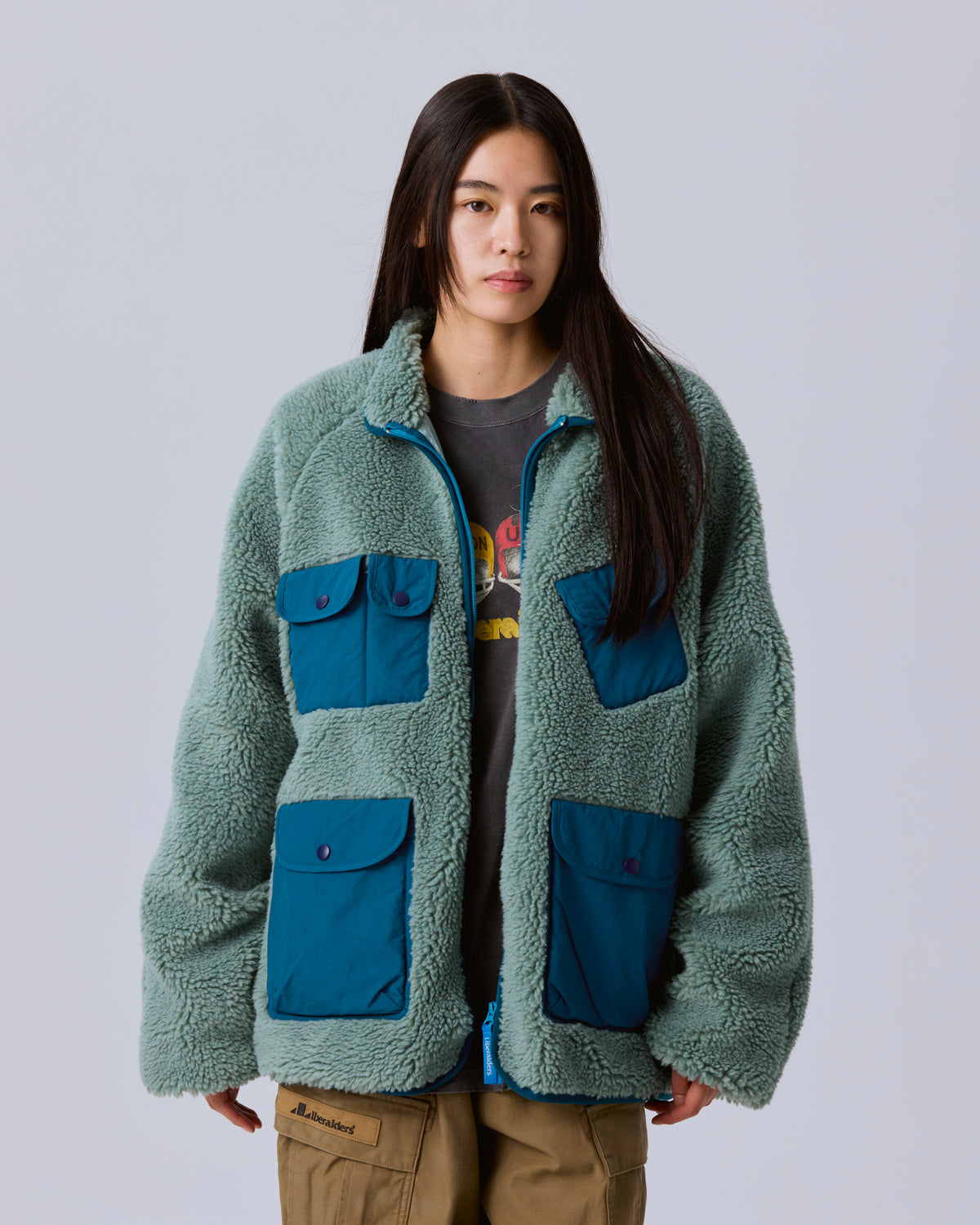UTILITY PILE FLEECE ZIP JACKET