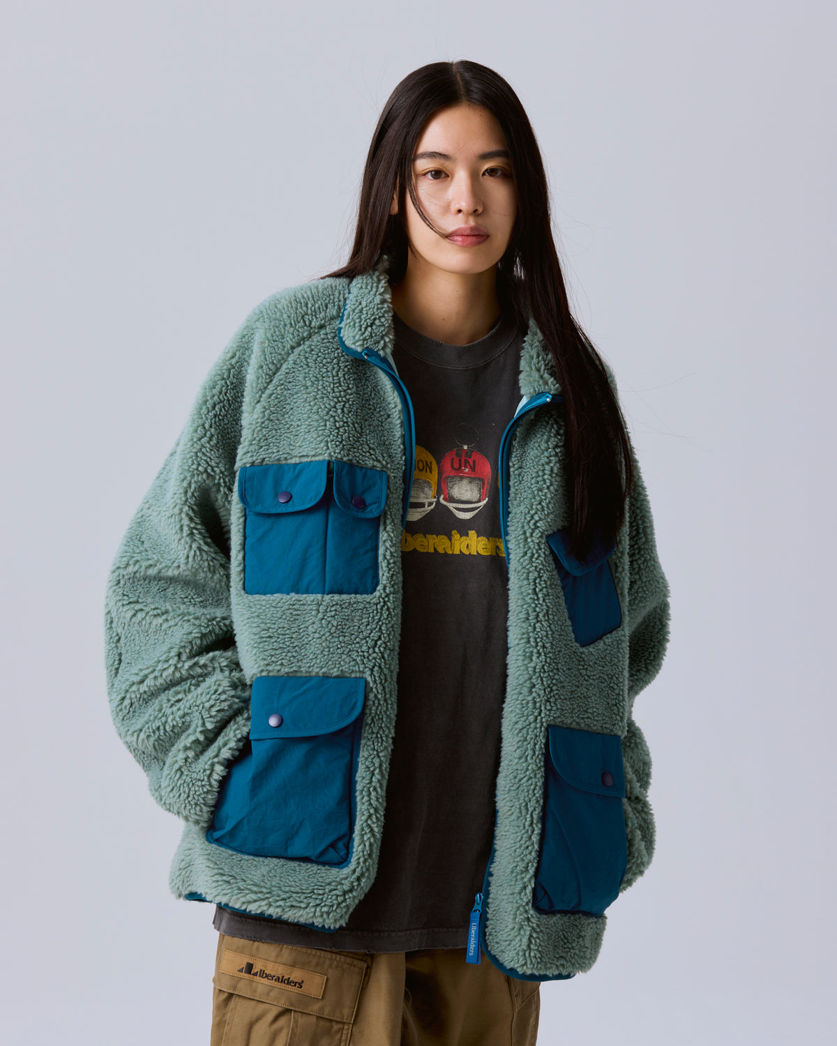UTILITY PILE FLEECE ZIP JACKET