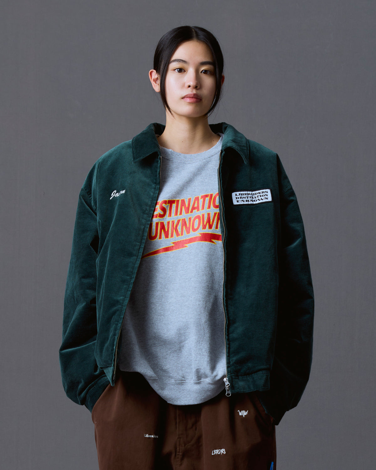 CORDUROY ZIP JACKET