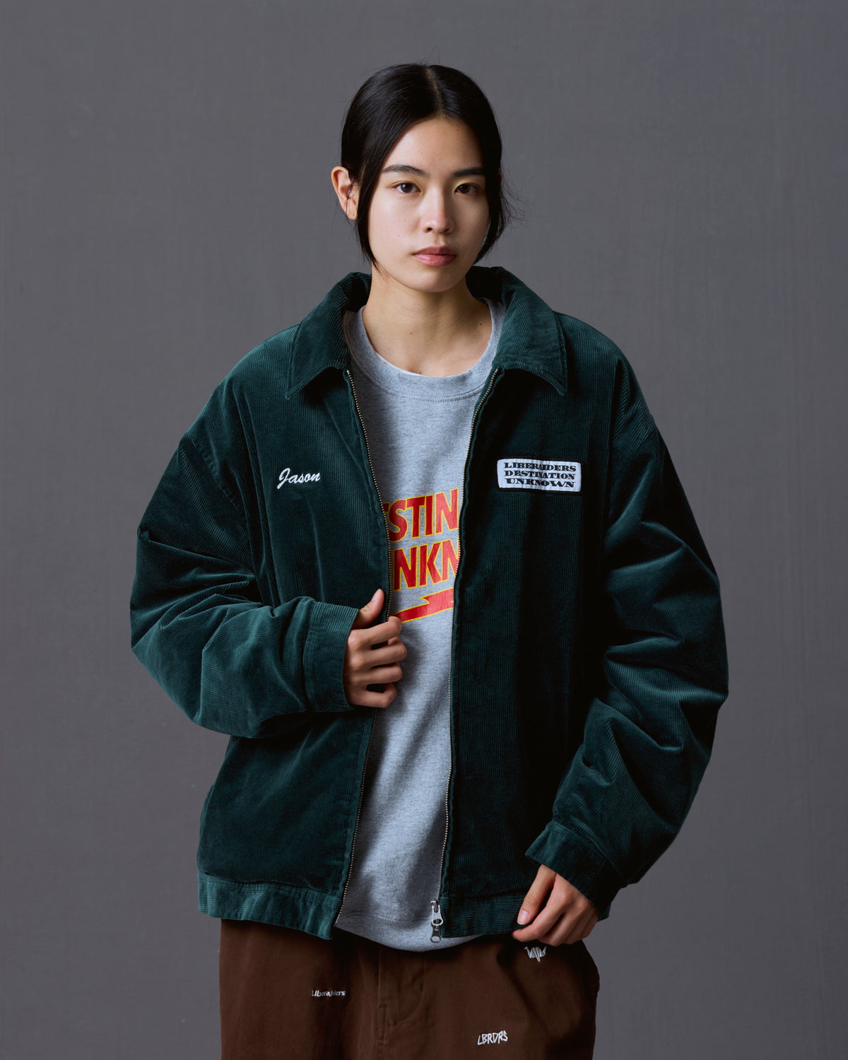 CORDUROY ZIP JACKET
