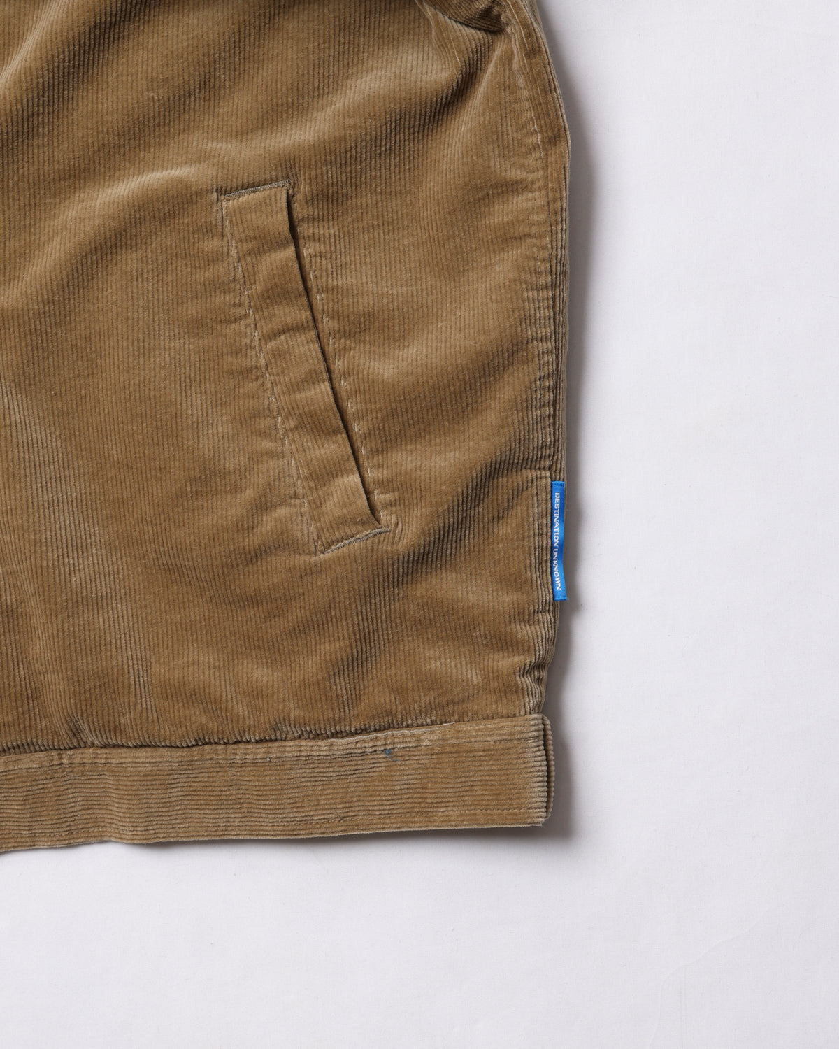CORDUROY ZIP JACKET