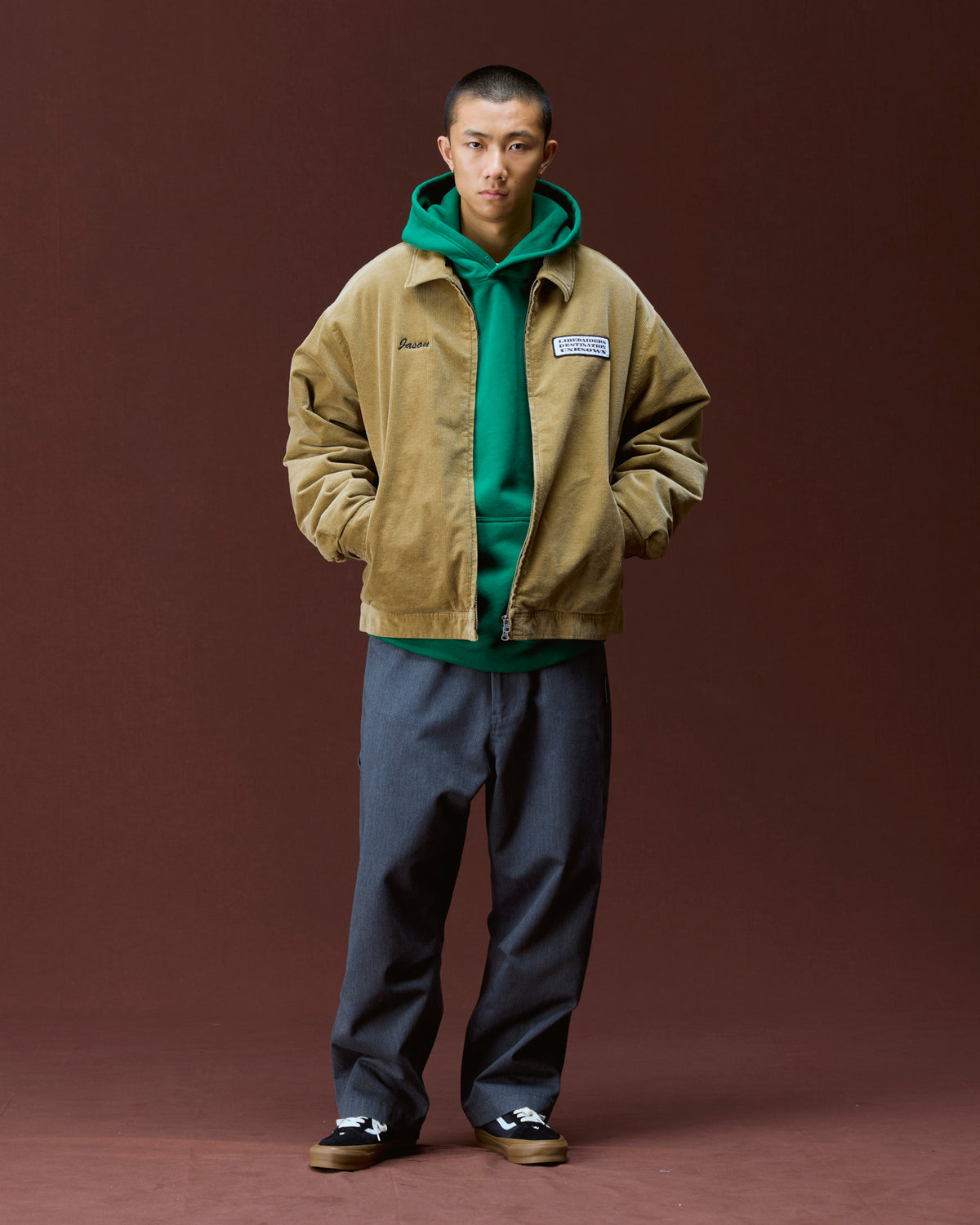 CORDUROY ZIP JACKET