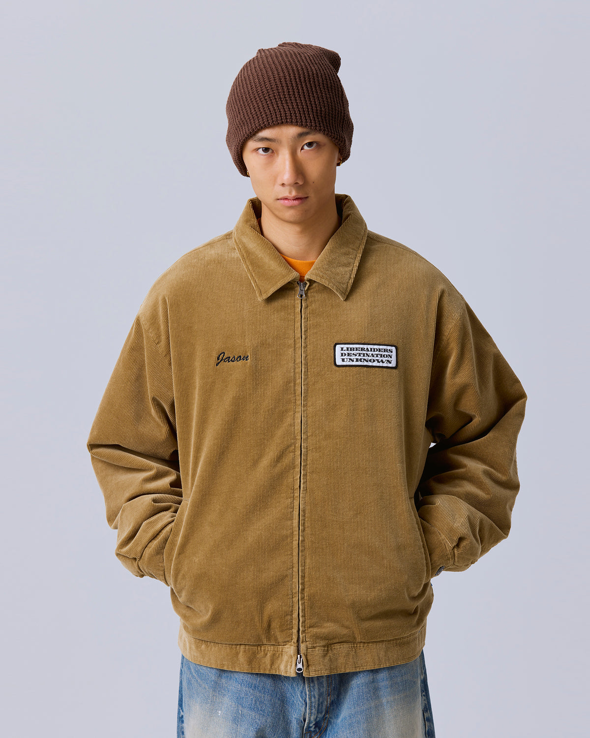 CORDUROY ZIP JACKET