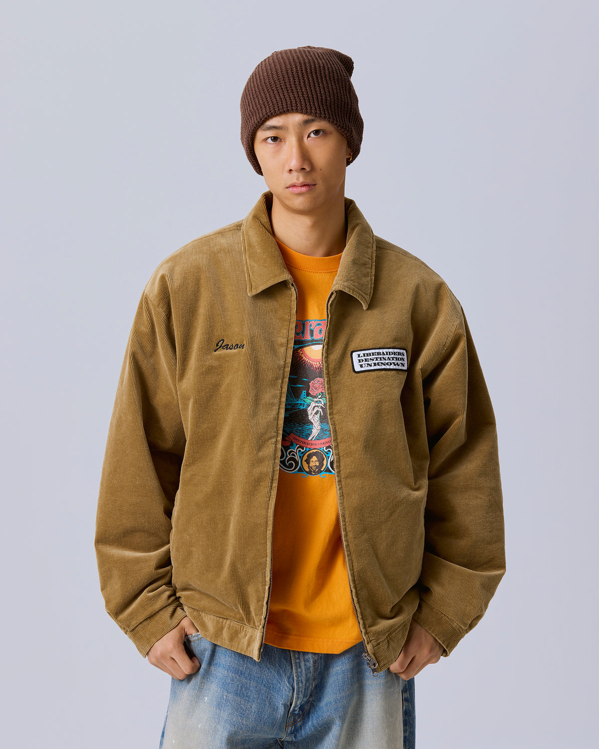 CORDUROY ZIP JACKET