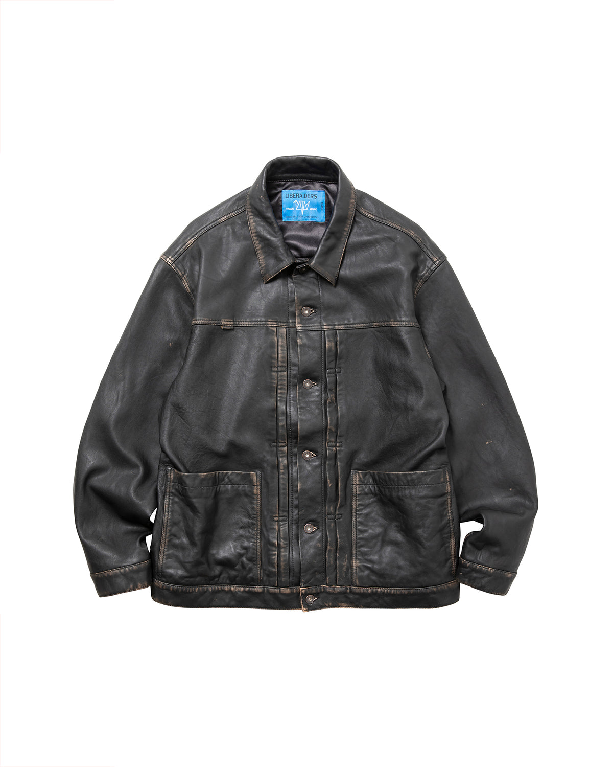 WASHED LEATHER JACKET