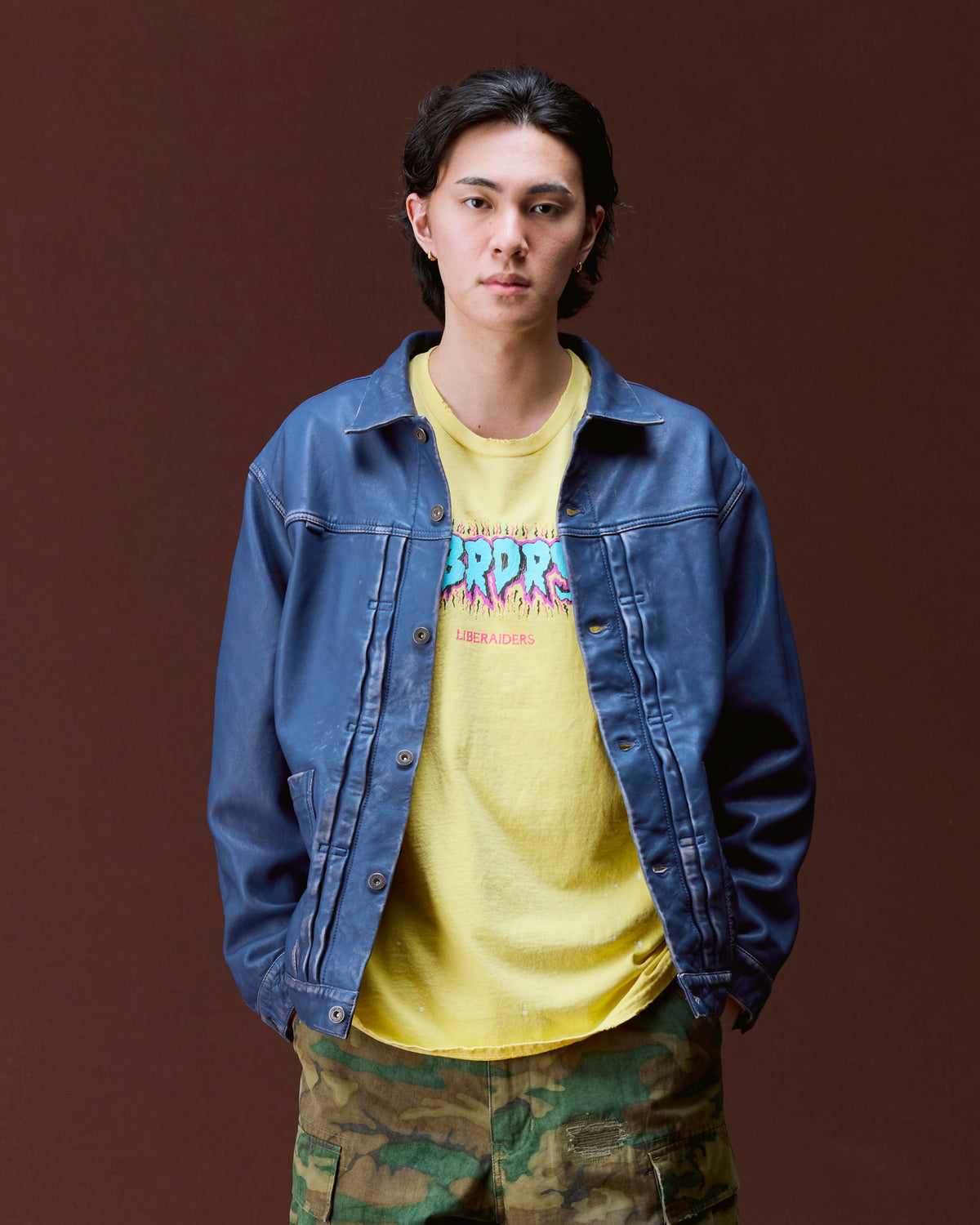 WASHED LEATHER JACKET