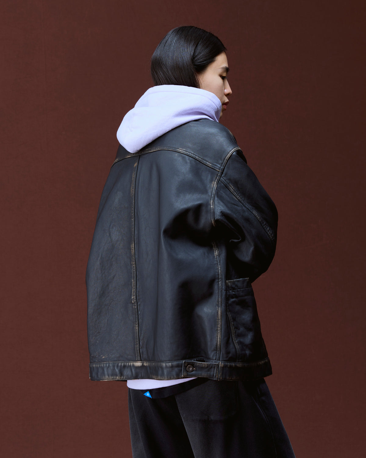 WASHED LEATHER JACKET
