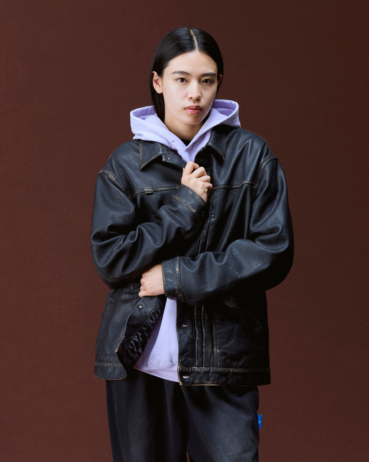 WASHED LEATHER JACKET