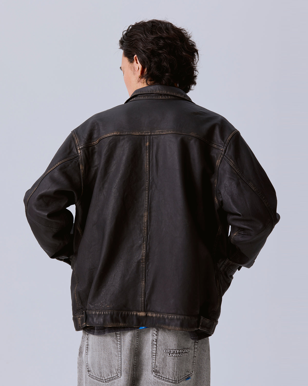 WASHED LEATHER JACKET