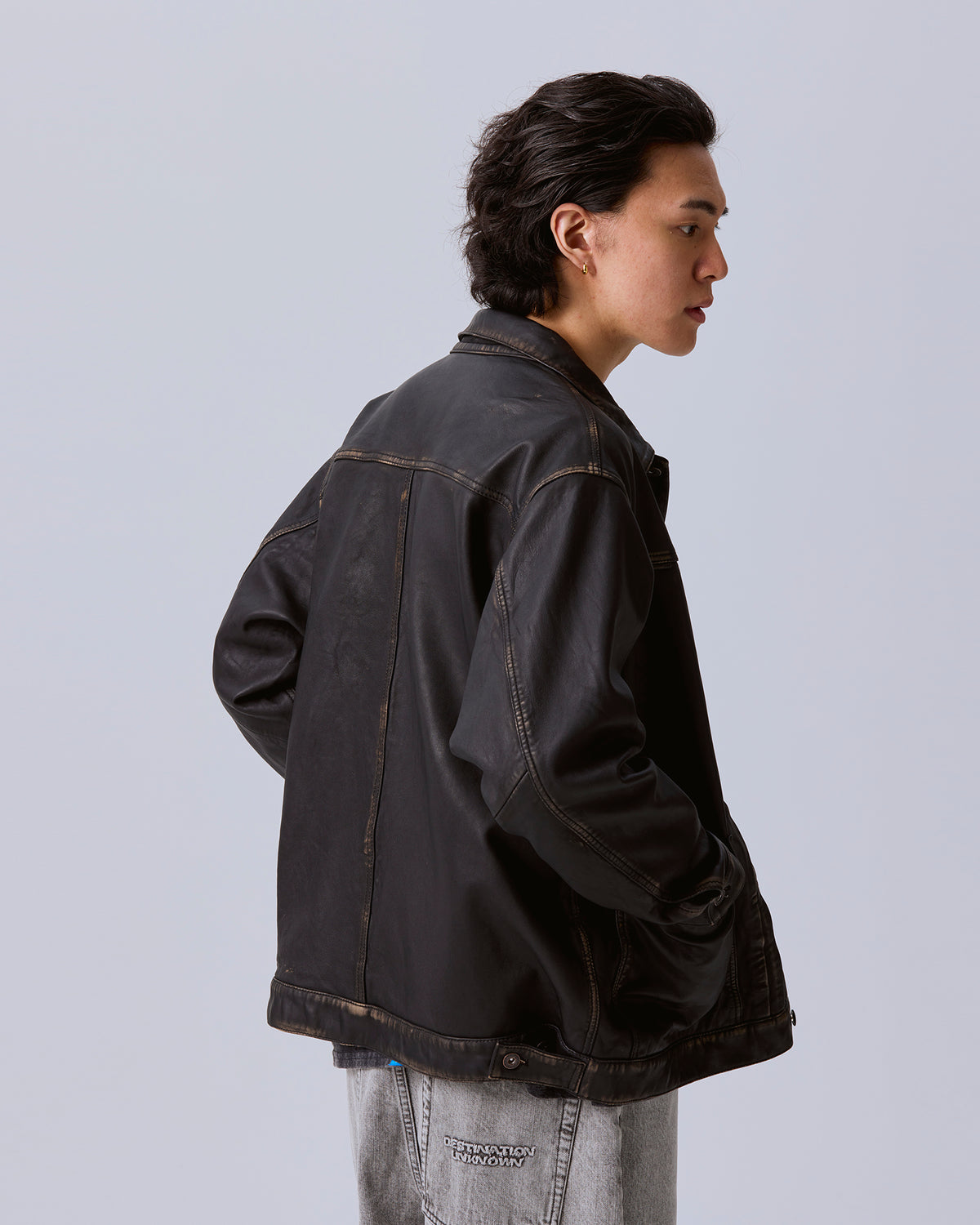 WASHED LEATHER JACKET