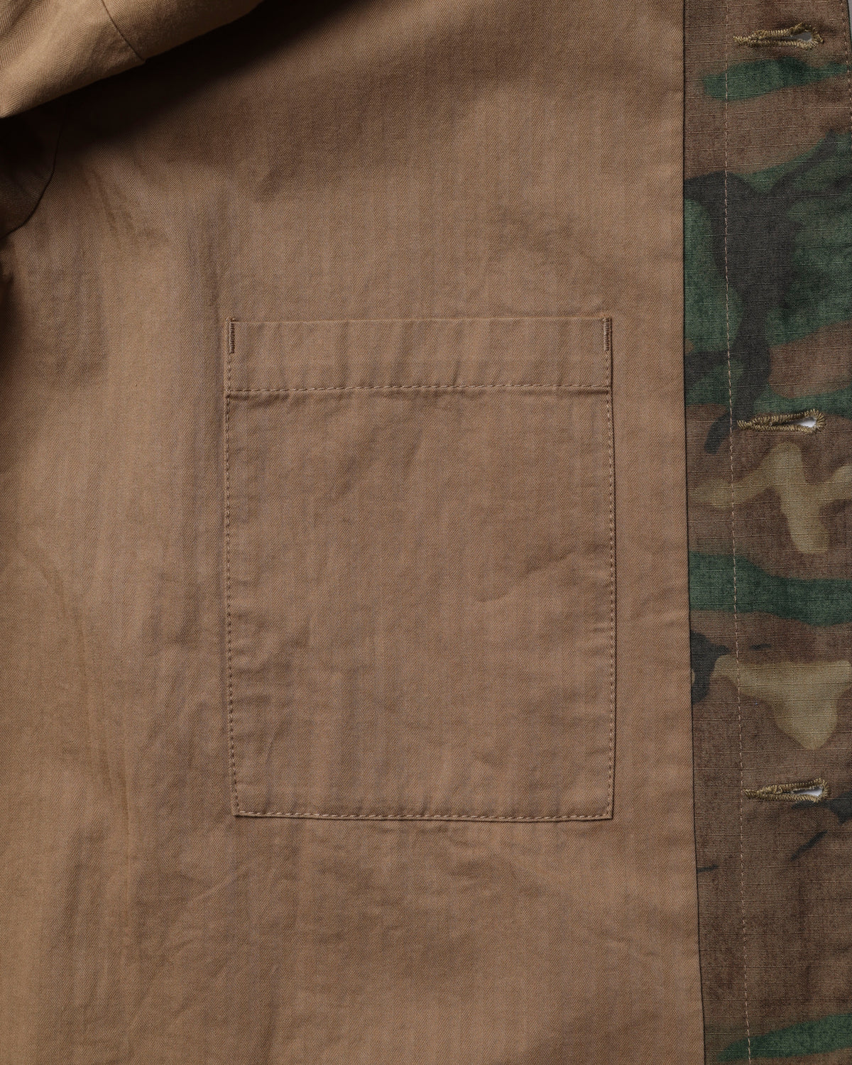 HANDWRITING CAMO COACH JACKET
